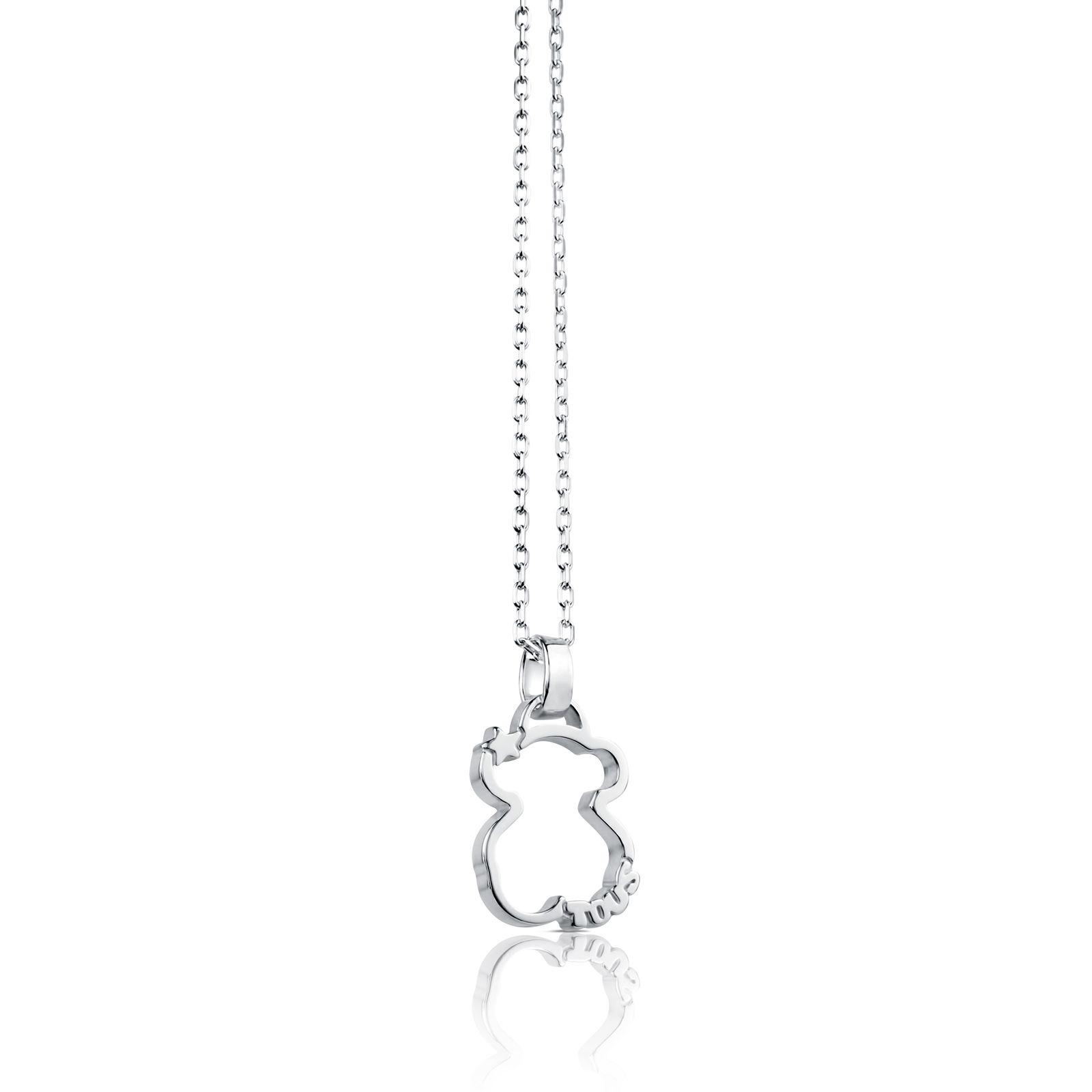 Collar Tous Silueta de Plata-1