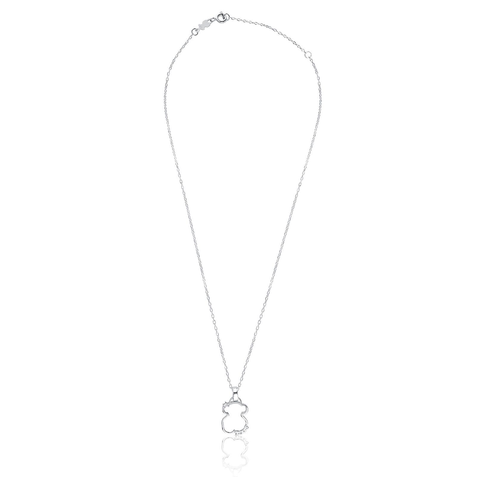 Collar Tous Silueta de Plata-2