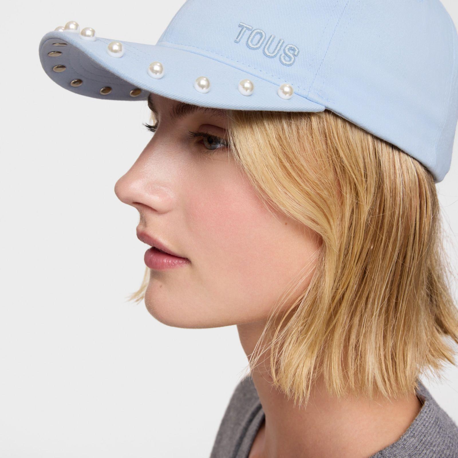 Gorra azul cielo TOUS Pearls-4