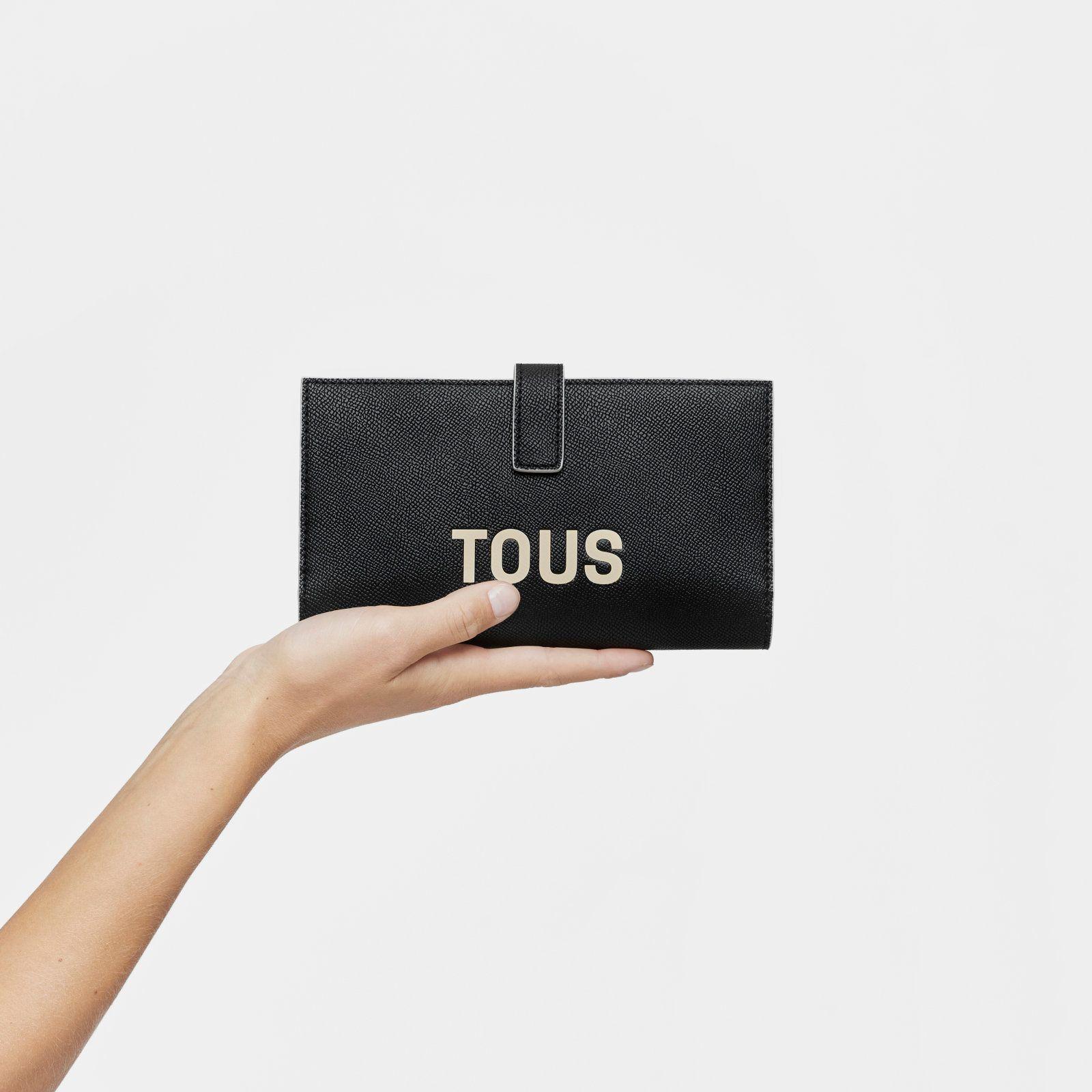 Billetera grande negra TOUS Halfmoon-4