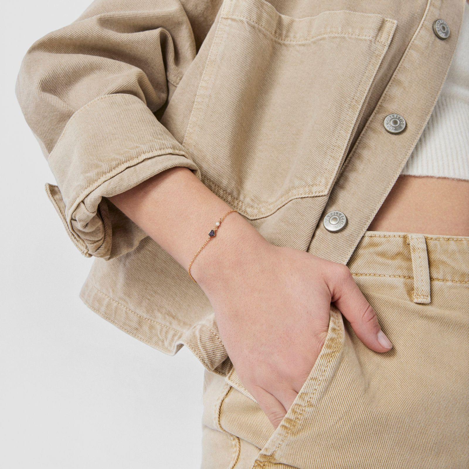 Pulsera de plata vermeil con corazón New Motif Tous-3