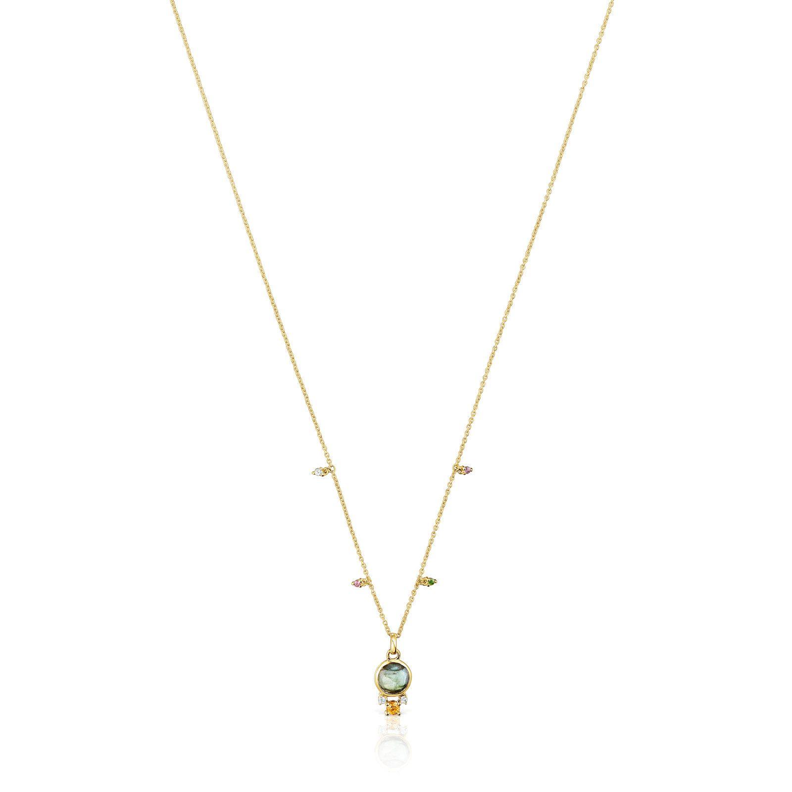 Collar de oro con labradorita y gemas Virtual Garden Tous-0