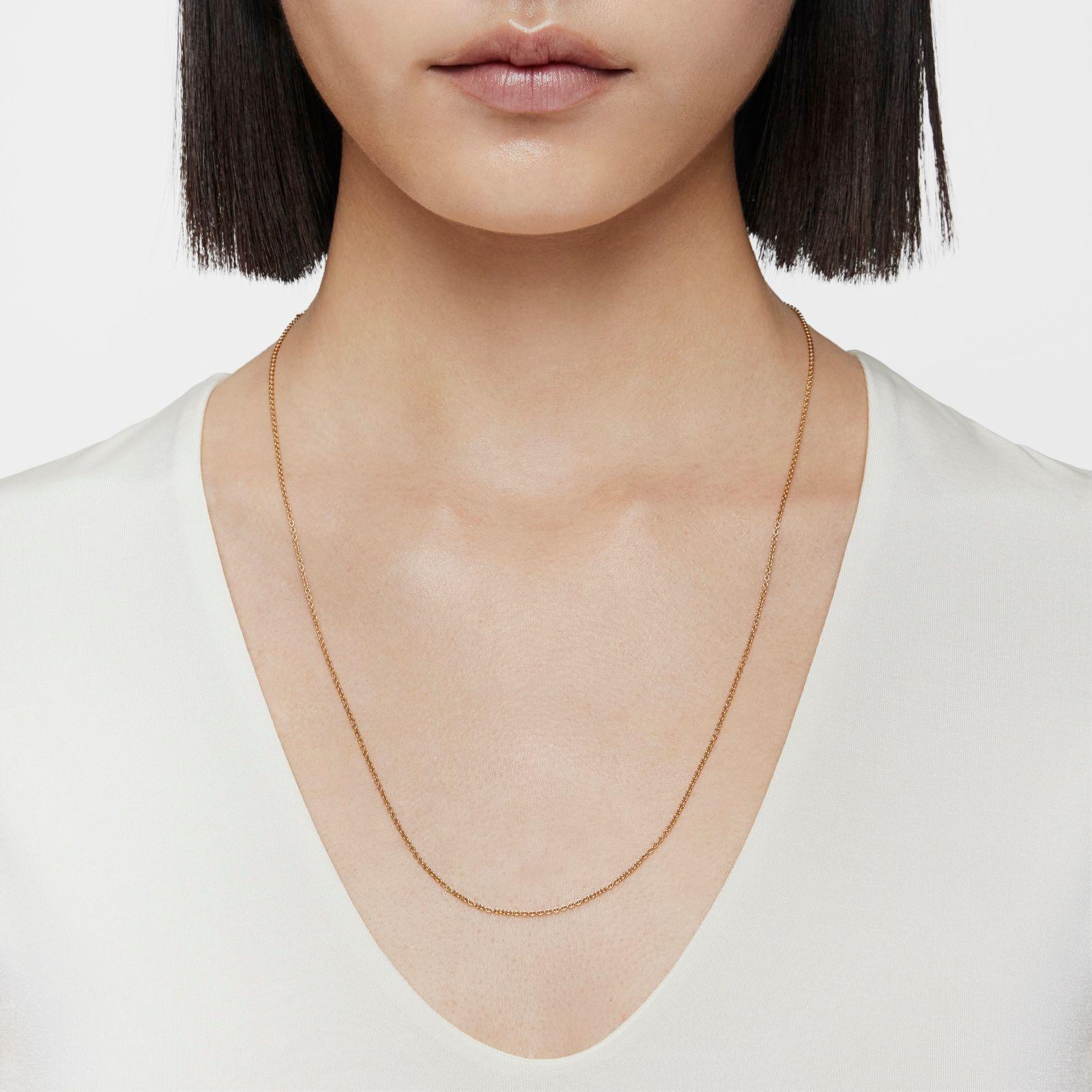 Gargantilla de baño de oro de 18 kt sobre plata 60 cm TOUS-3