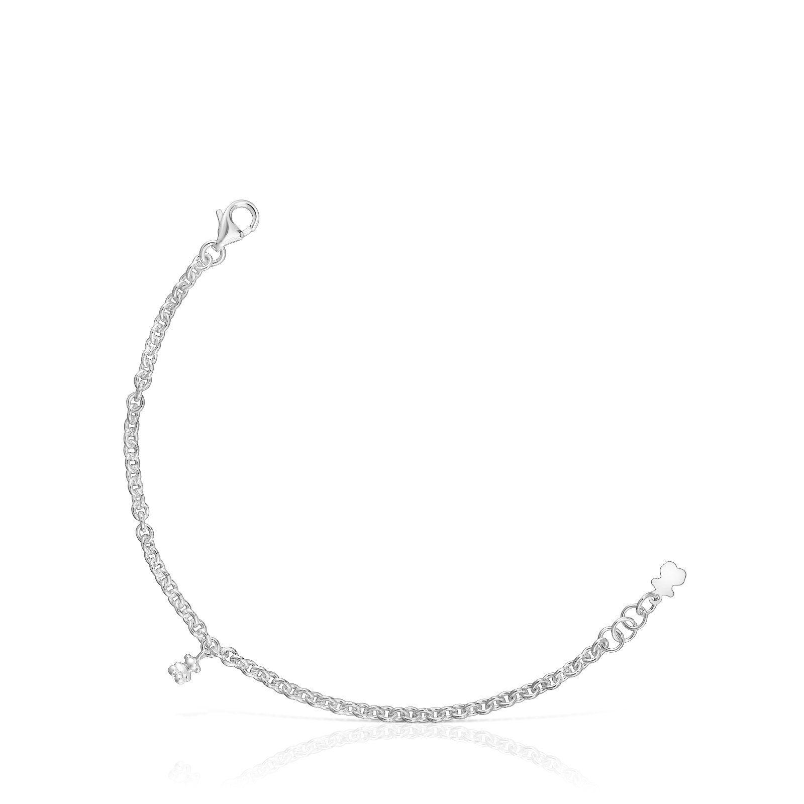 Pulsera cadena de plata Bold Bear-0