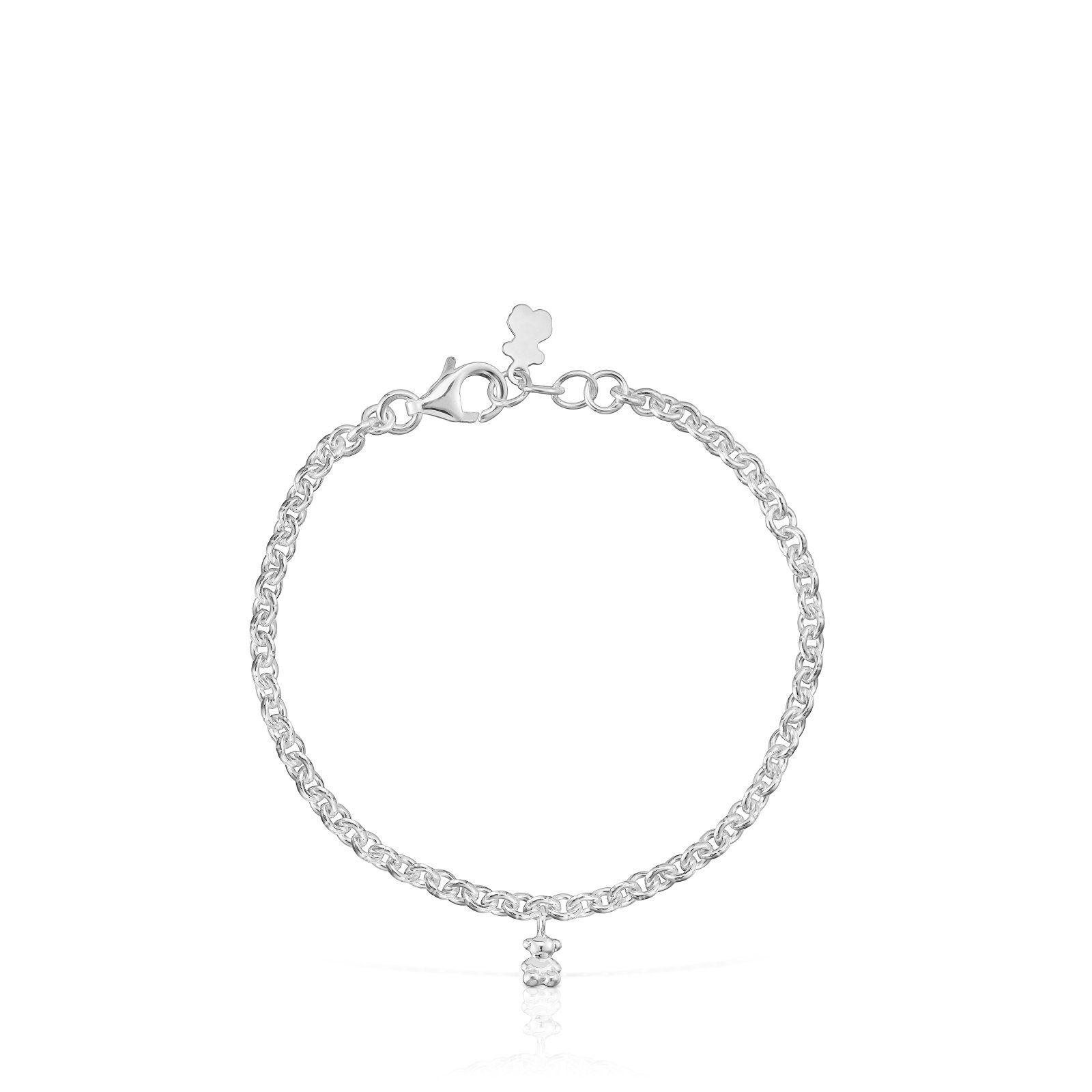 Pulsera cadena de plata Bold Bear-1