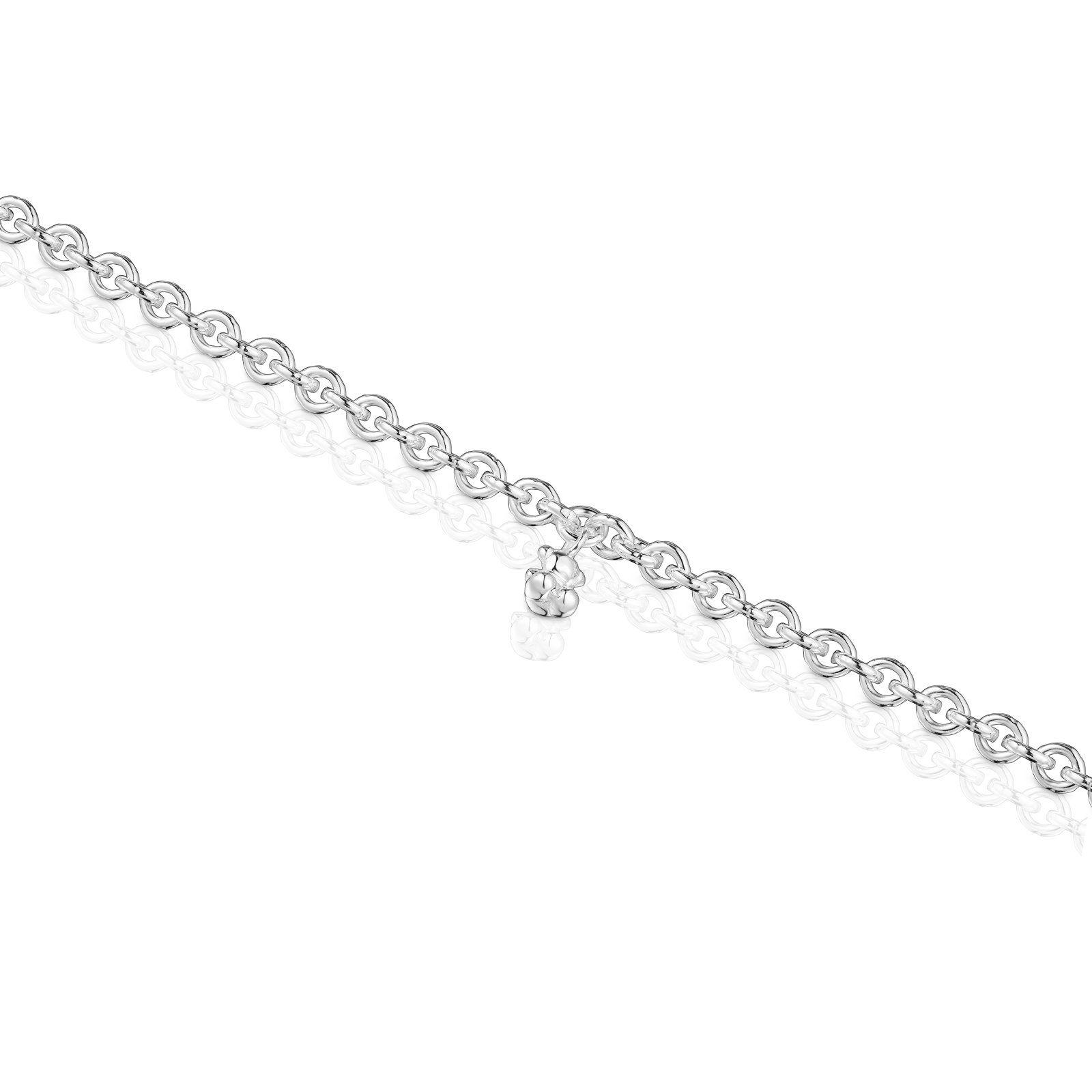 Pulsera cadena de plata Bold Bear-2