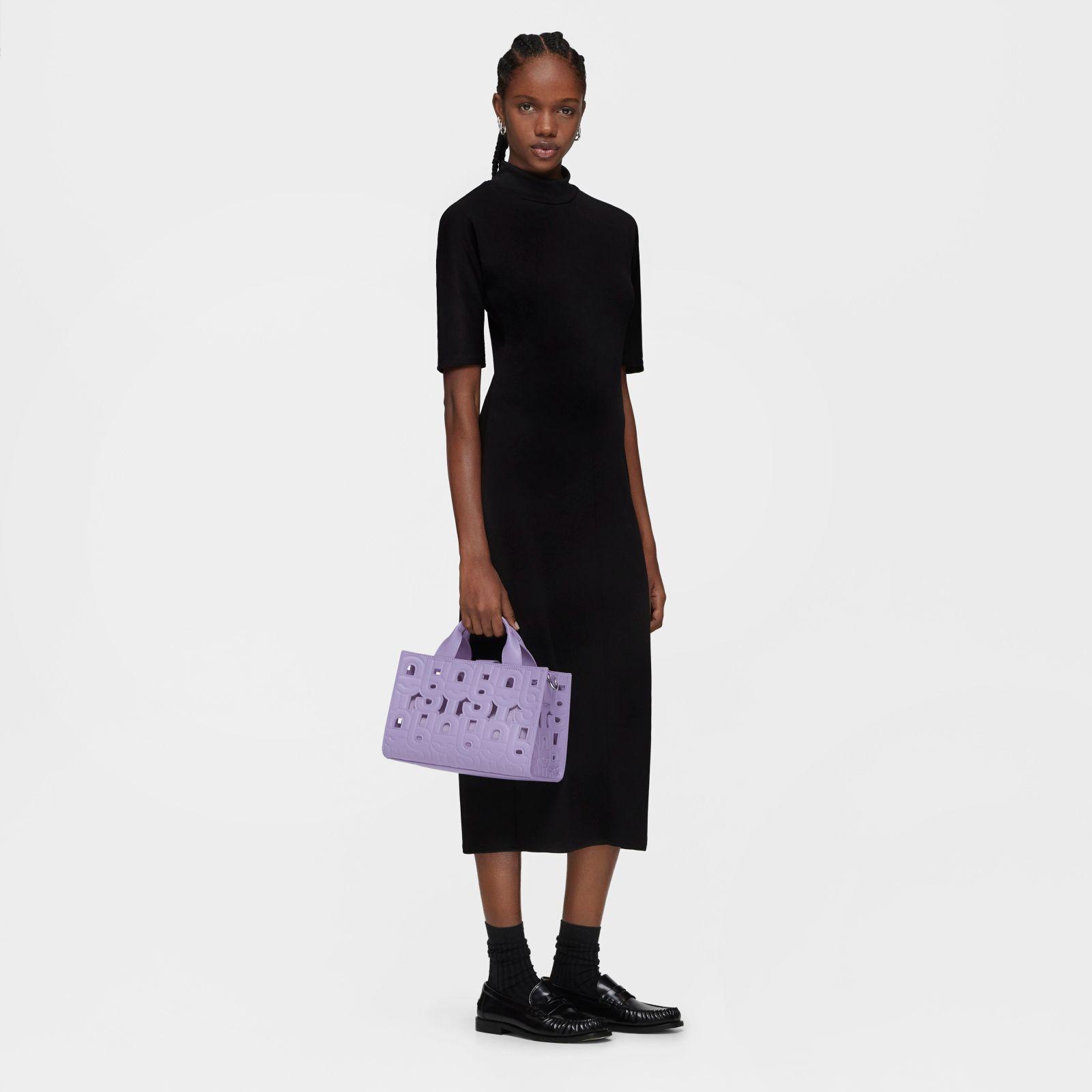 Shopper mediano Amaya lila oscuro TOUS MANIFESTO CUT-4
