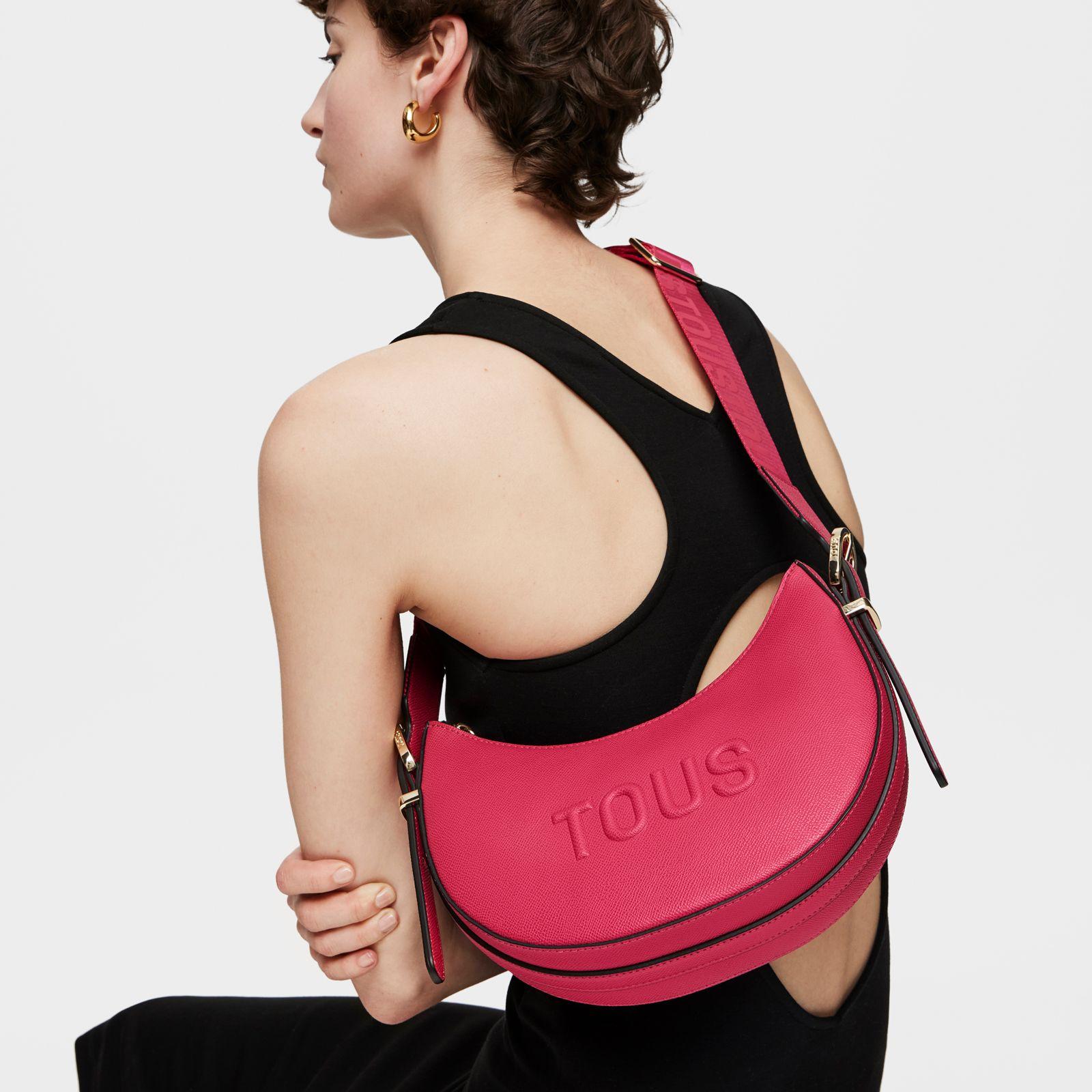 Bolso de hombro mediano fucsia TOUS Brenda-4