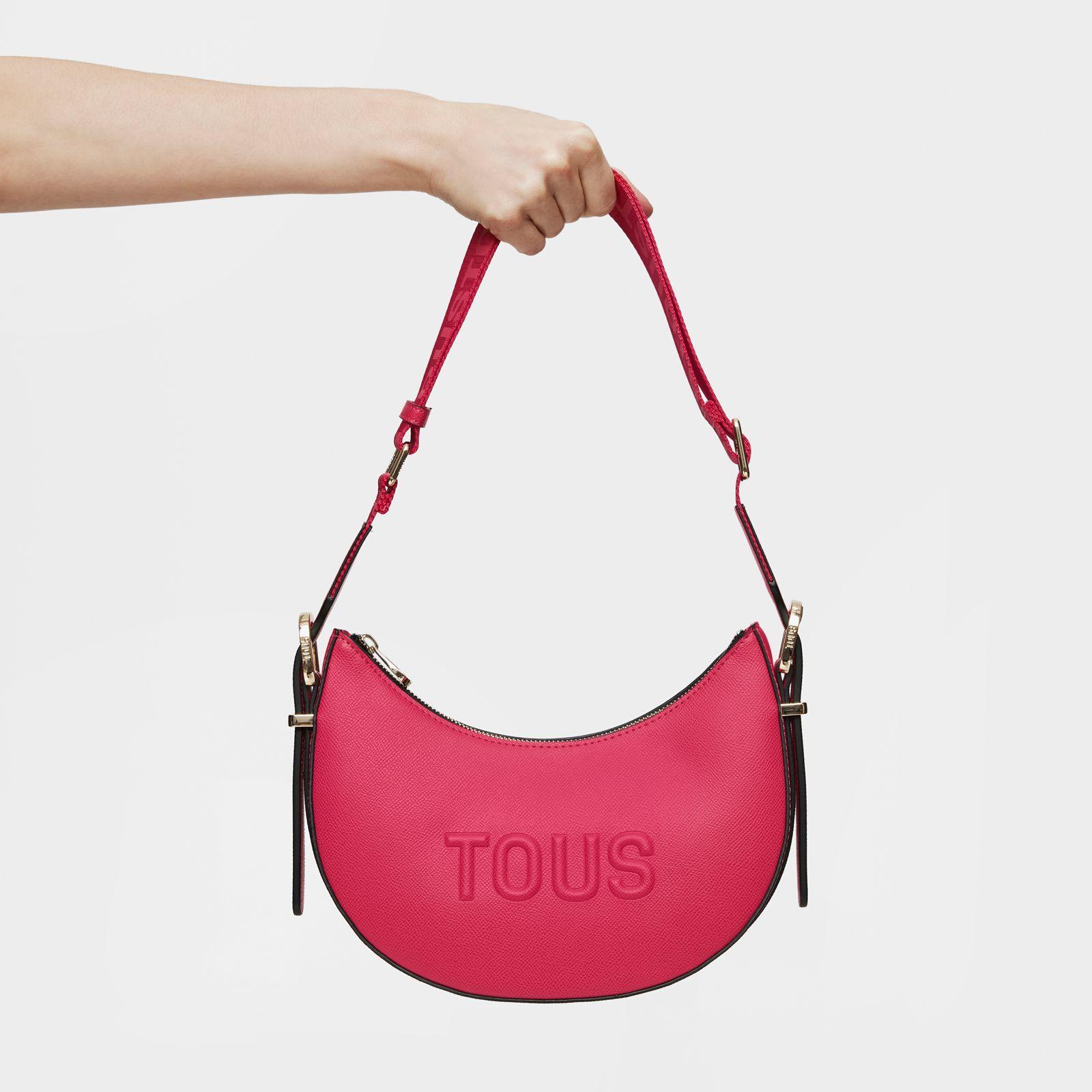 Bolso de hombro mediano fucsia TOUS Brenda-6