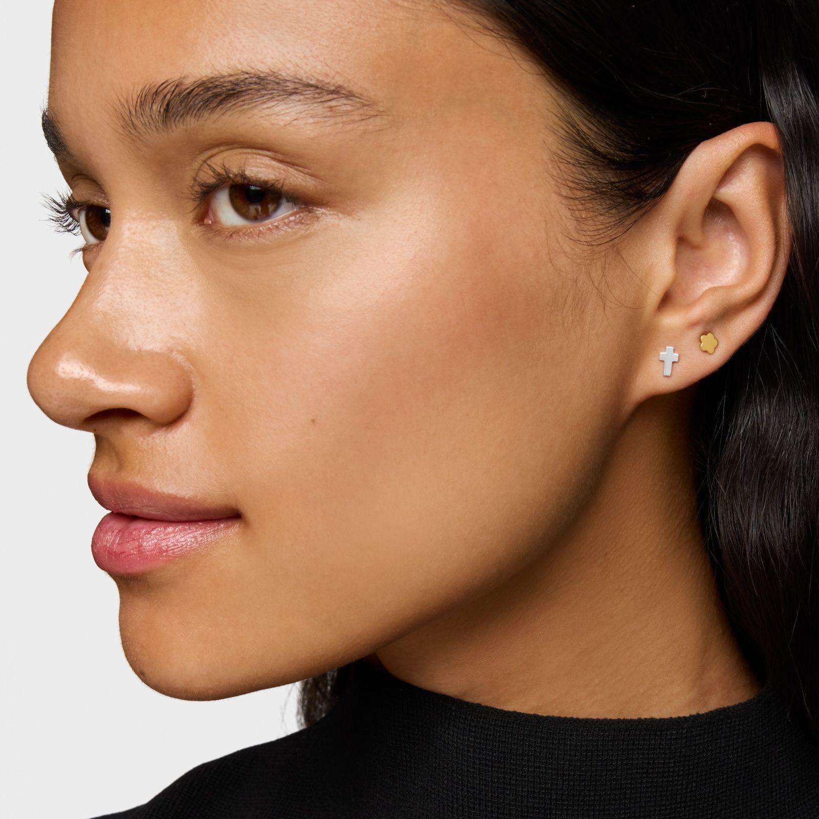 Aros cruz de plata TOUS Motivos-4