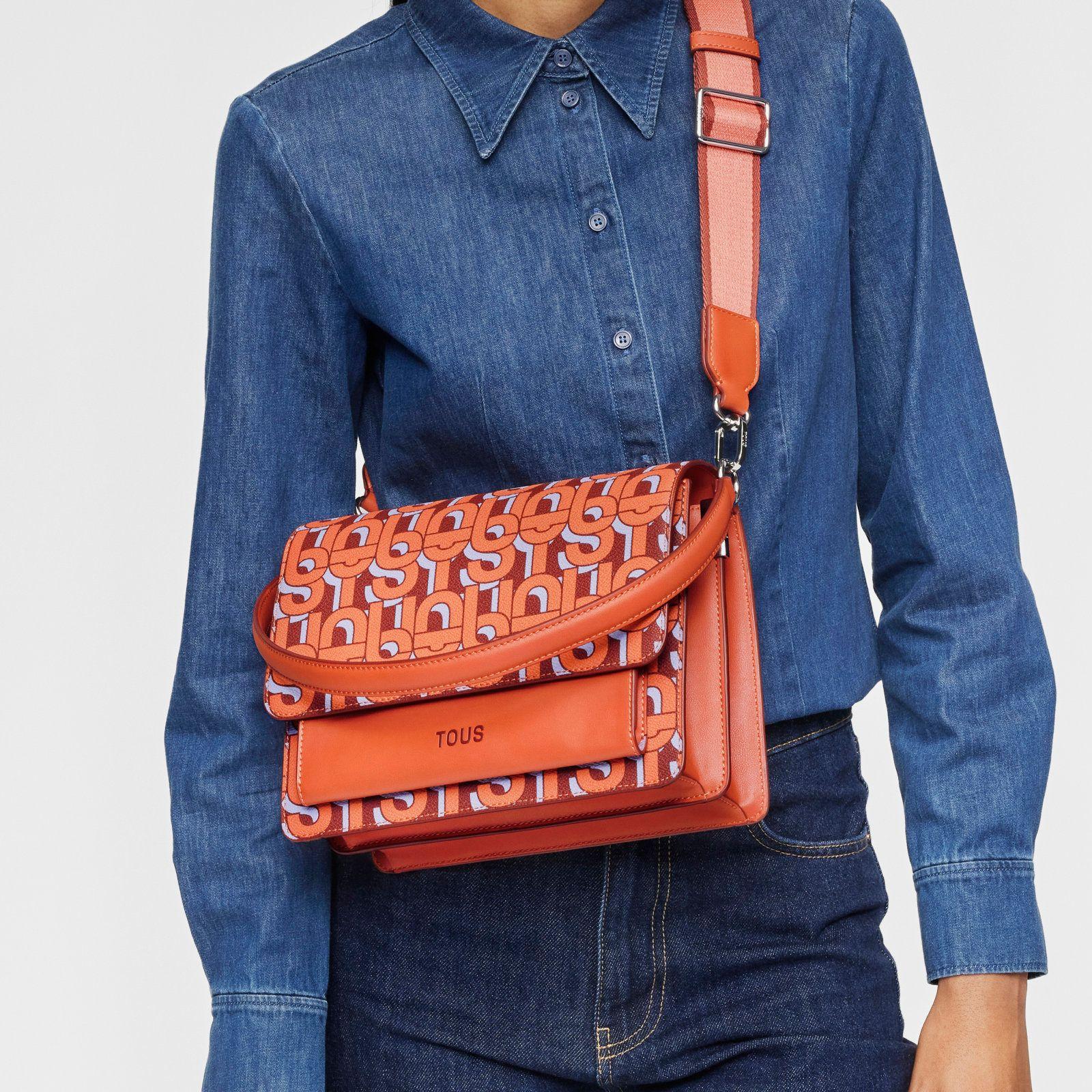 Bandolera mediana Audree taronja TOUS MANIFESTO-4