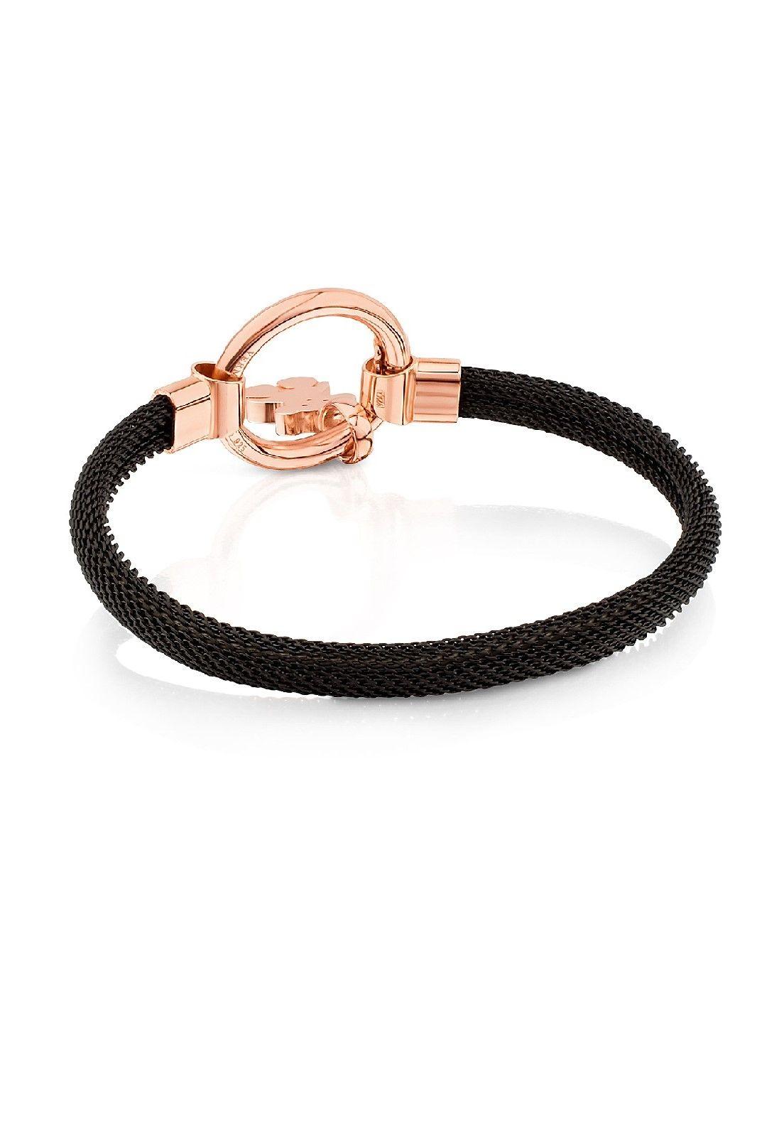 Pulsera Tous mediana Hold de Plata Vermeil rosa-2