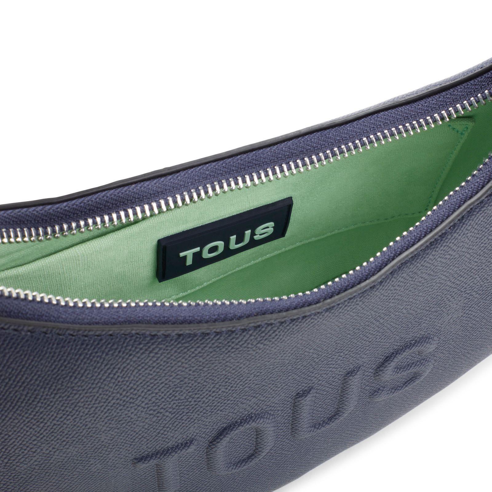Bolso de hombro mediano azul marino TOUS Brenda-2