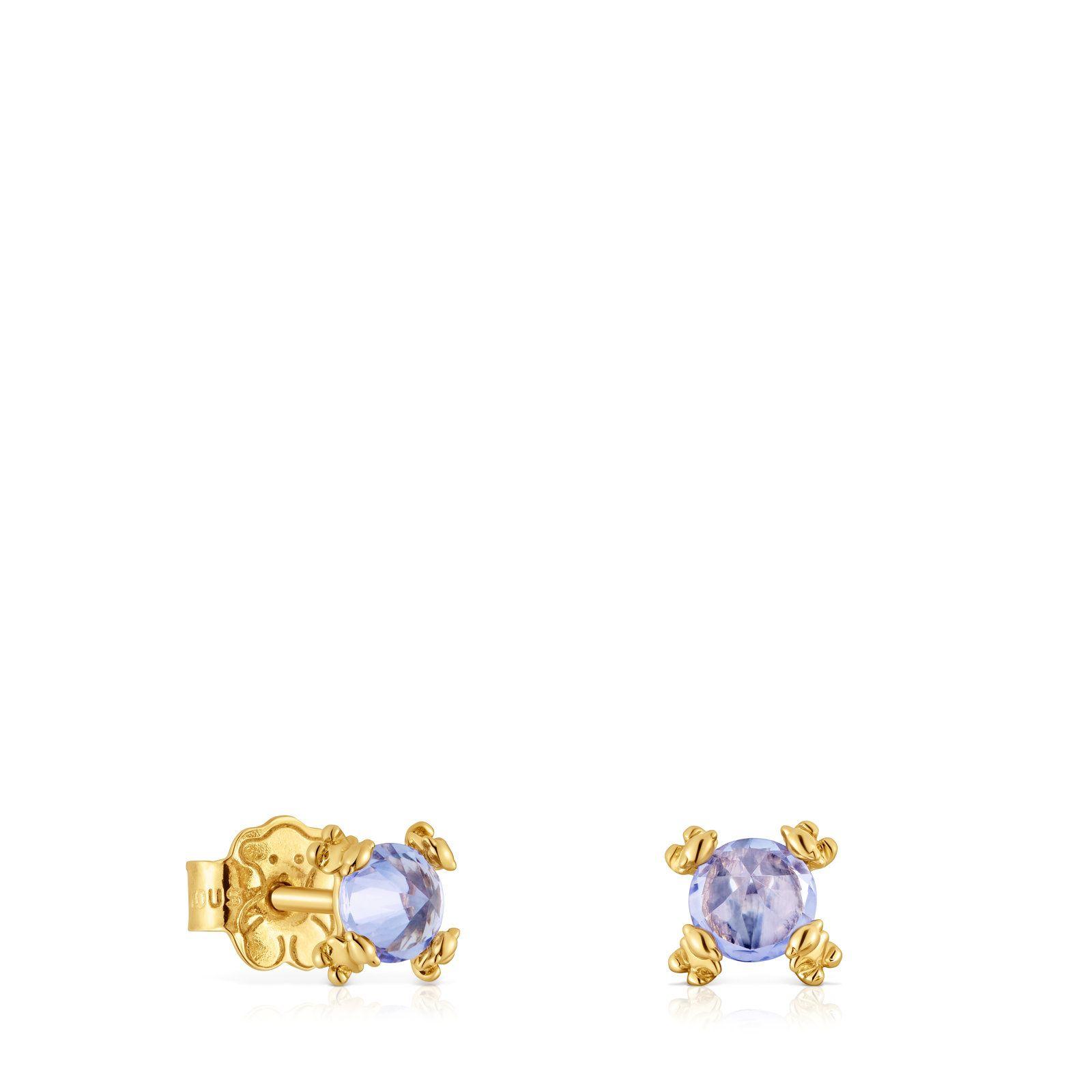 Pendientes de oro y tanzanita Color Pills-0