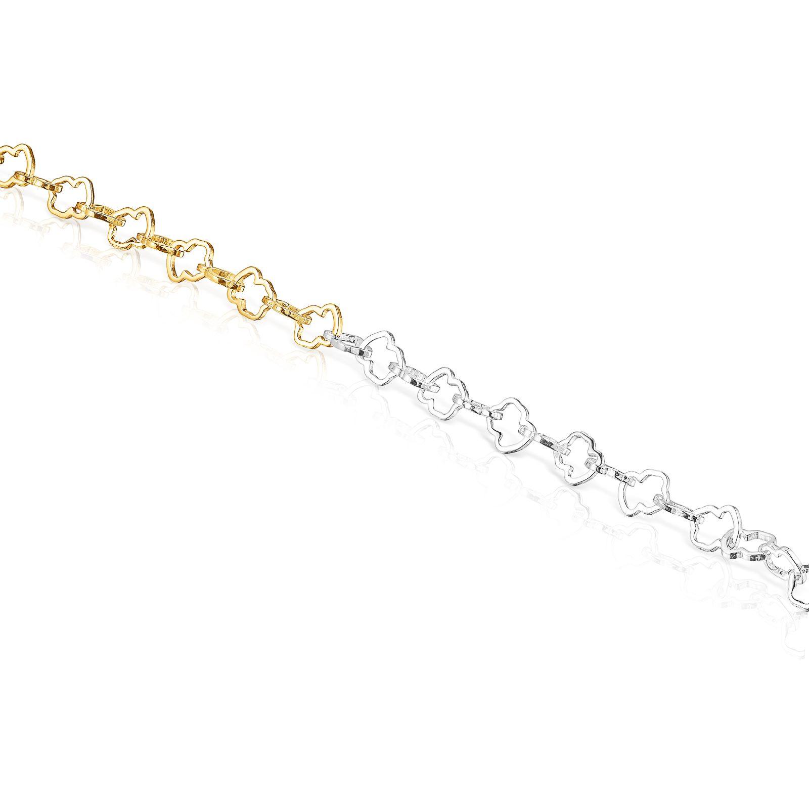 Pulsera bicolor motivo oso Carrusel Tous-2