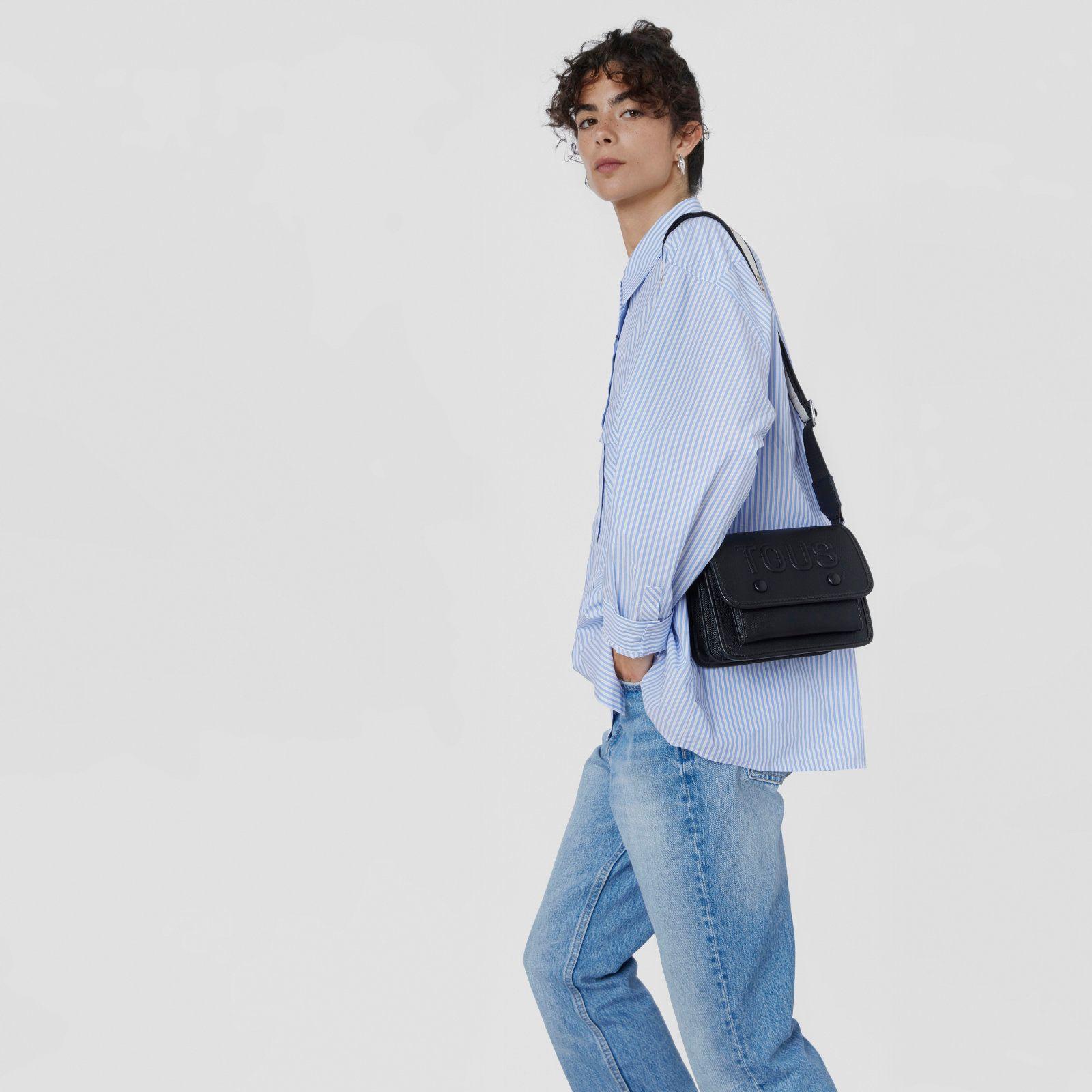Bandolera pequeña Audree negra TOUS La Rue-6