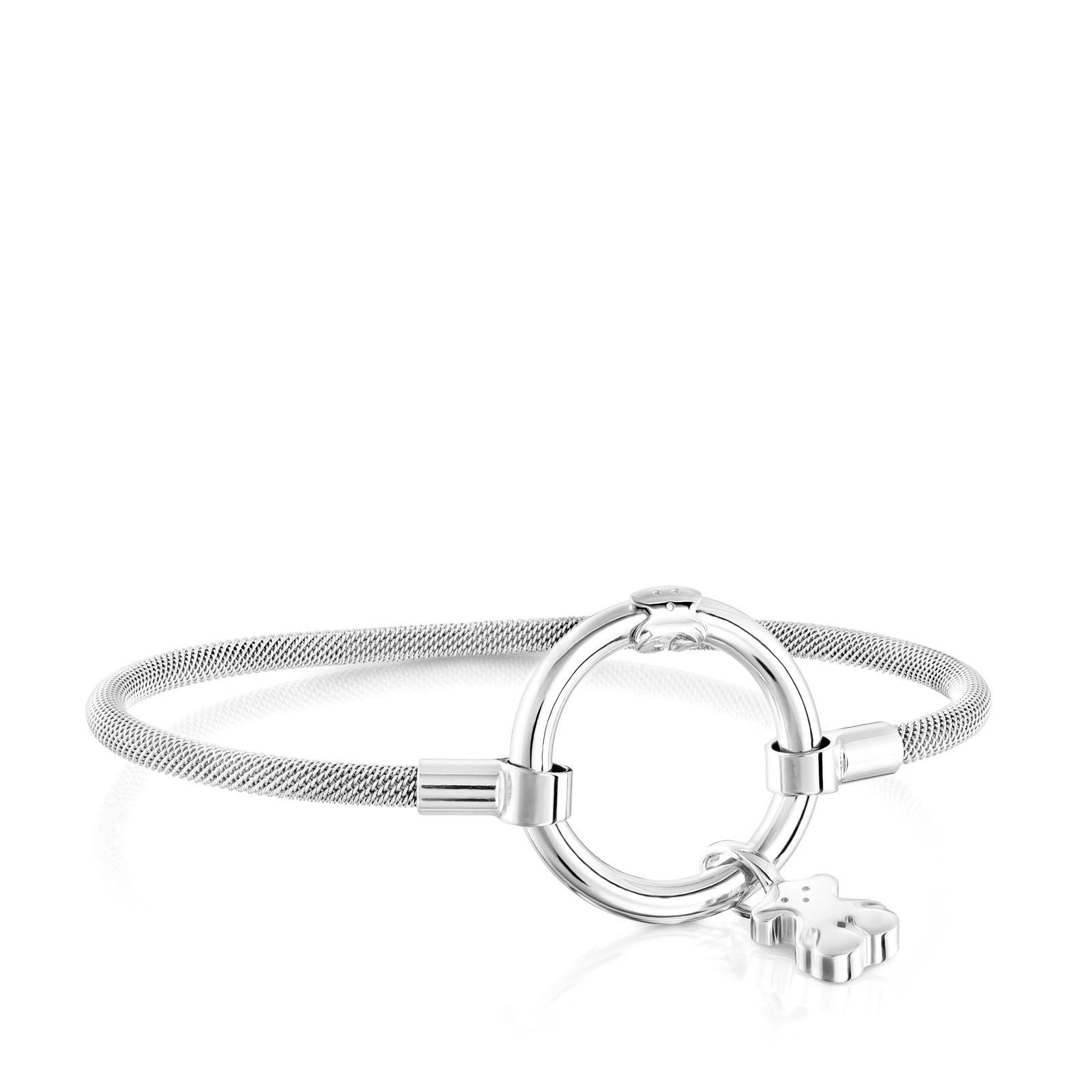 Pulsera Tous Hold de Plata y Acero-0