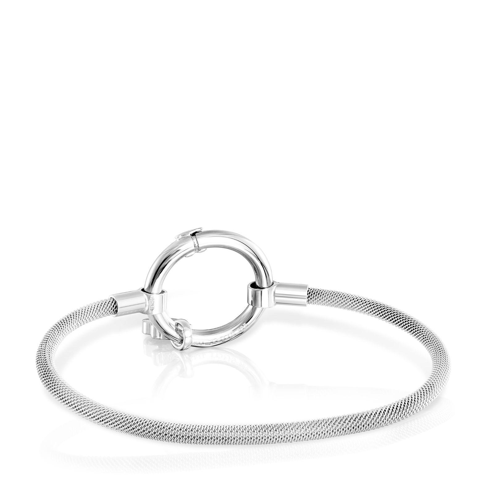 Pulsera Tous Hold de Plata y Acero-2