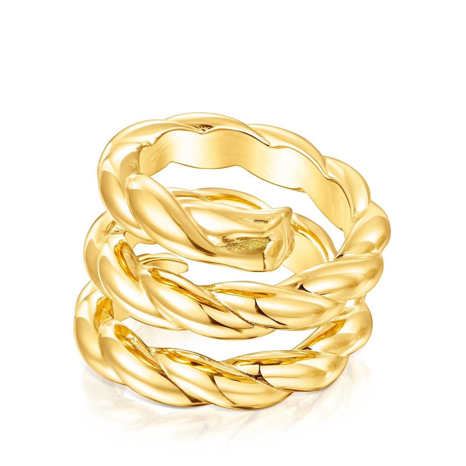 Anillo triple trenzado Twisted-2