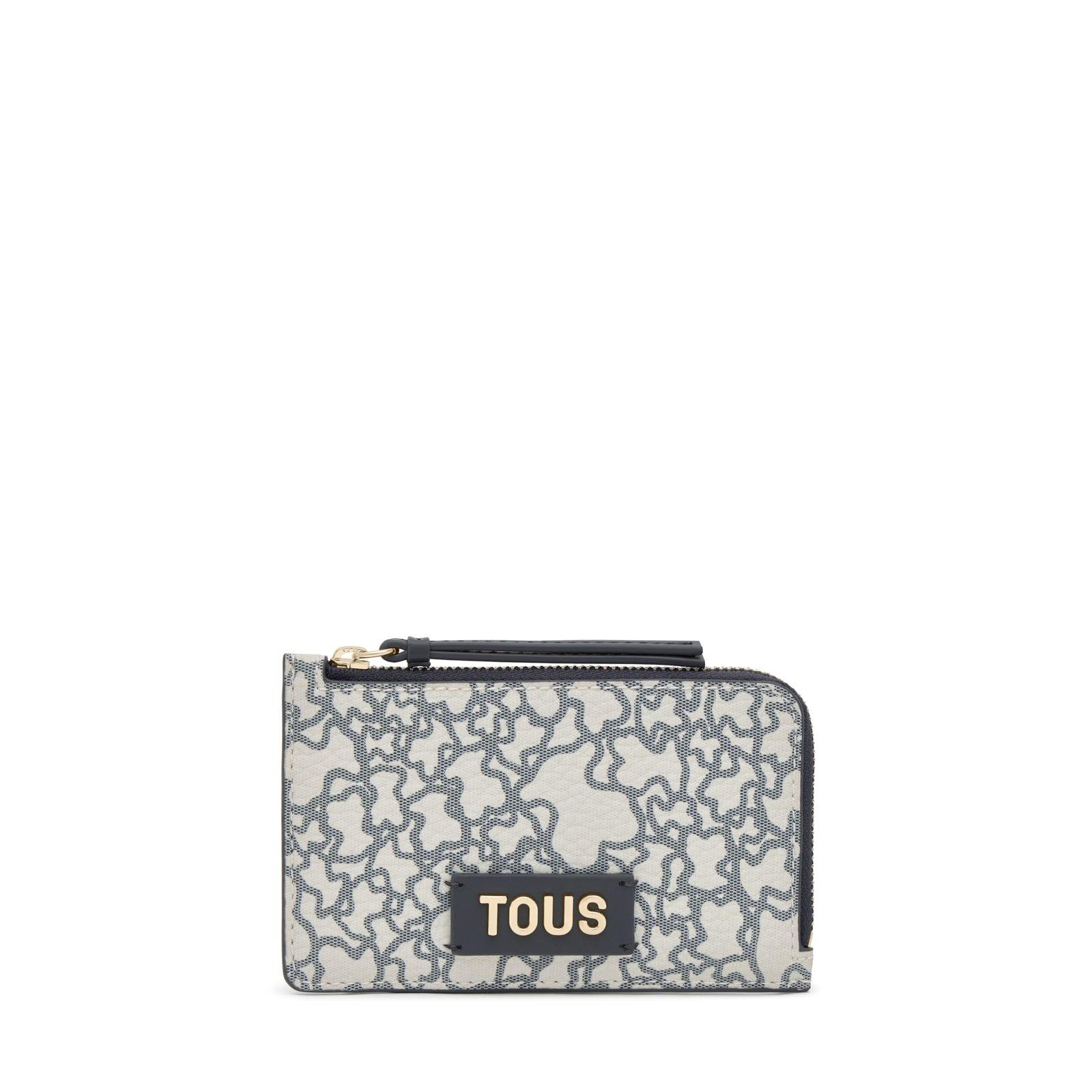 Monedero tarjetero gris Kaos Mini New-0