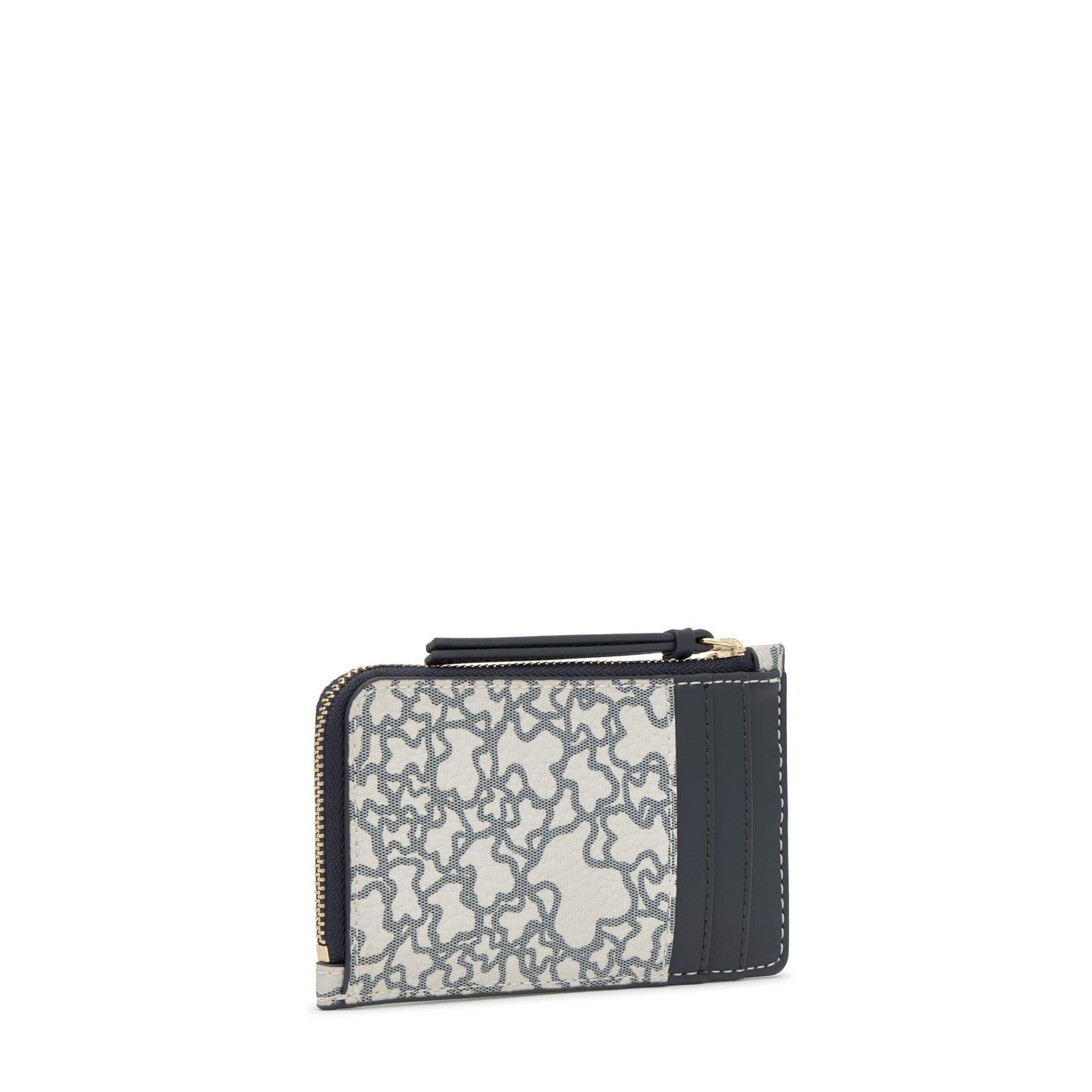 Monedero tarjetero gris Kaos Mini New-1