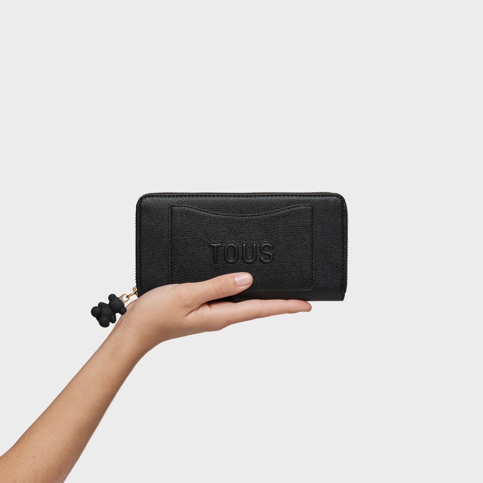 Billetera negra TOUS Back to basics-3