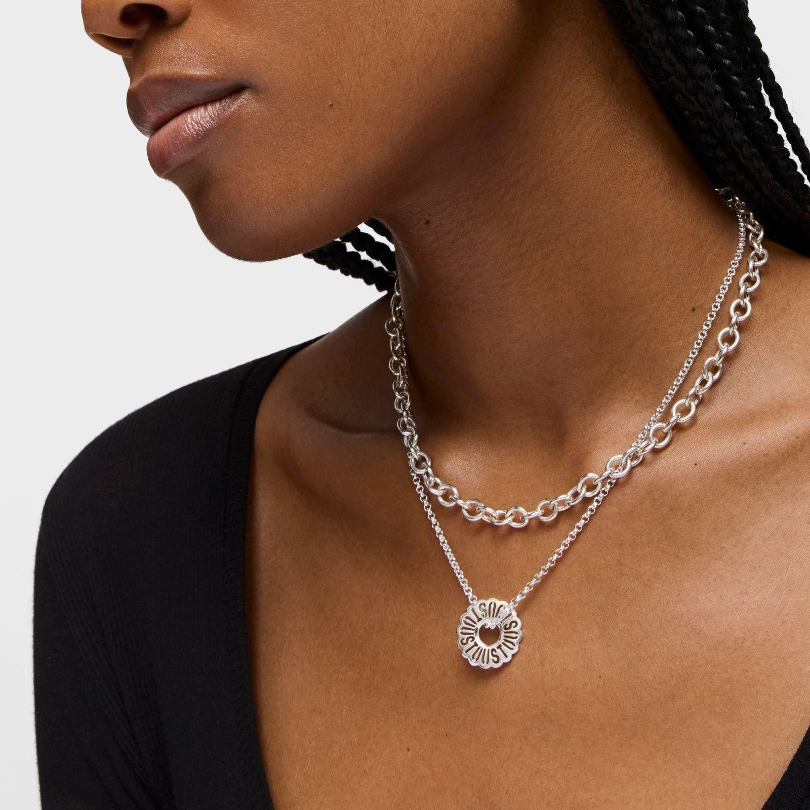 Collar corto de plata Miranda-4