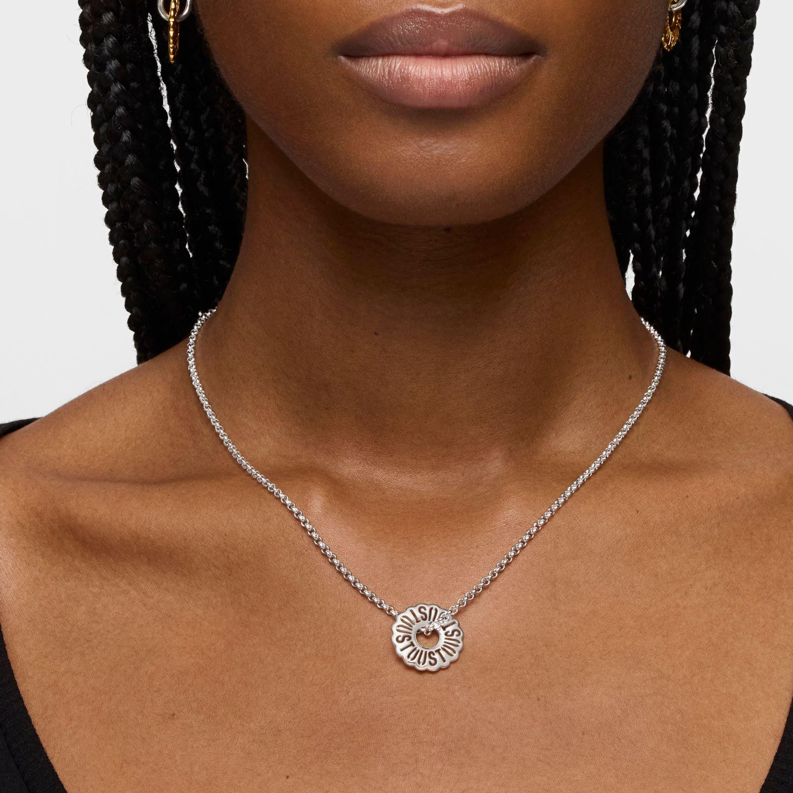 Collar corto de plata Miranda-5