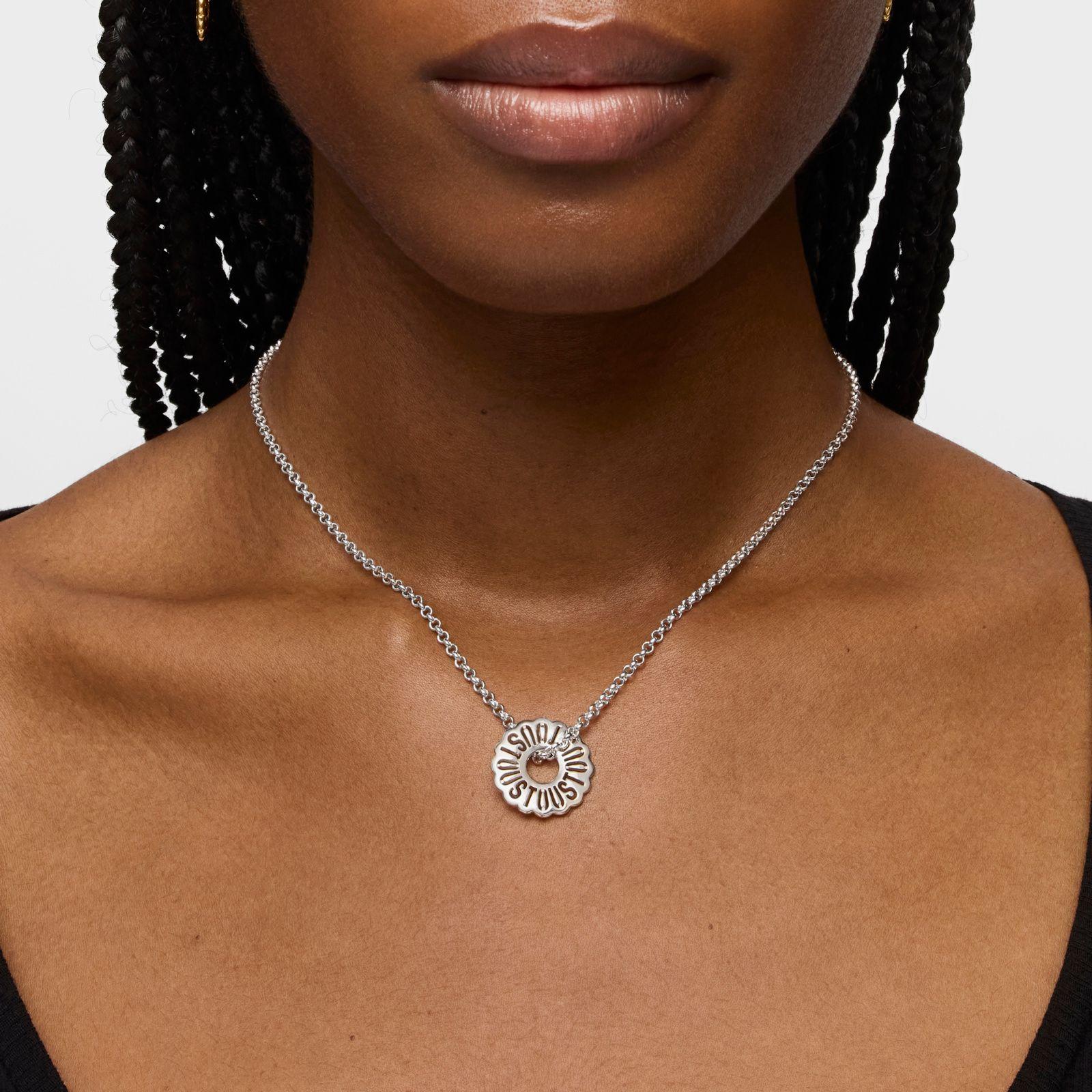 Collar corto de plata Miranda-6