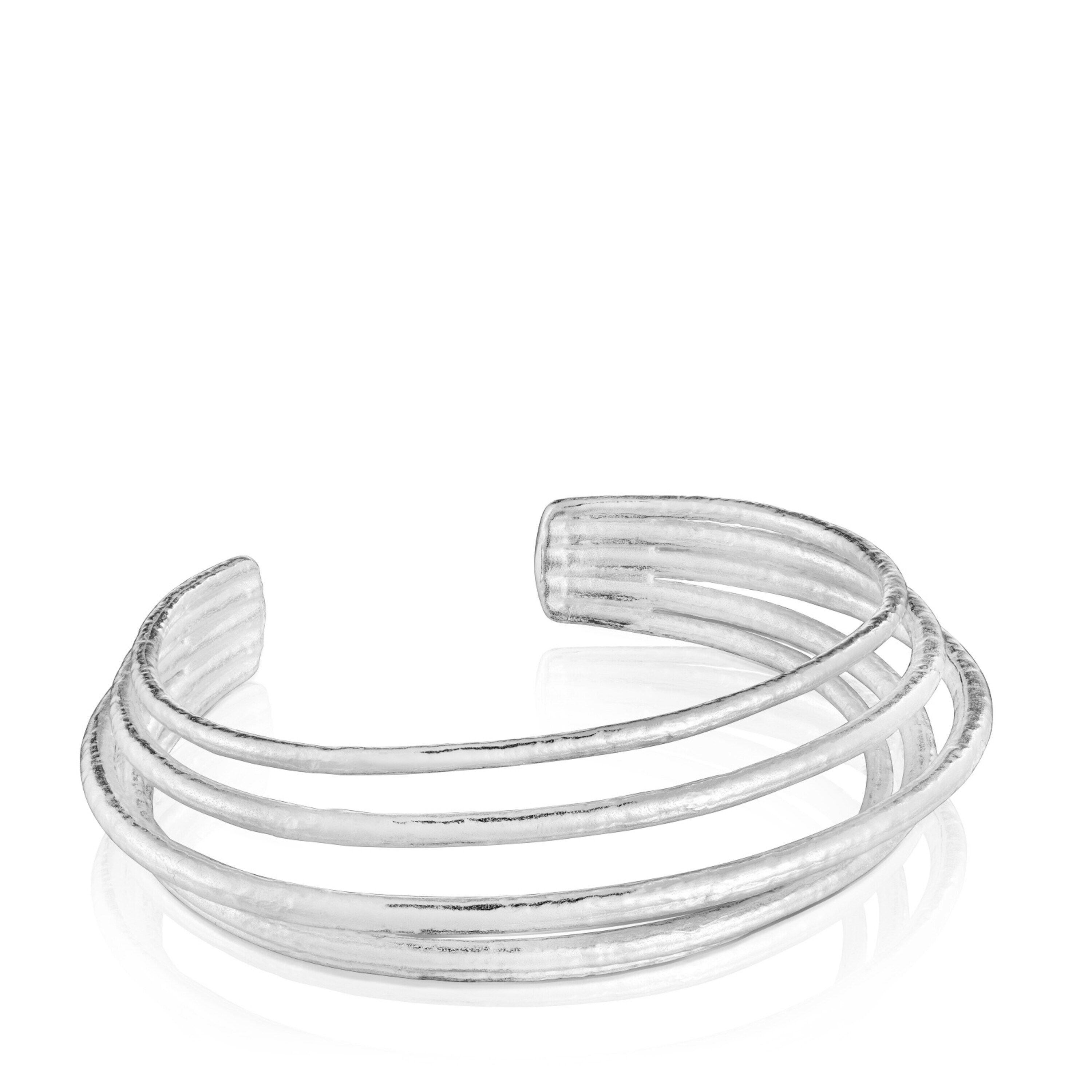 Pulsera esclava de plata Duna-0