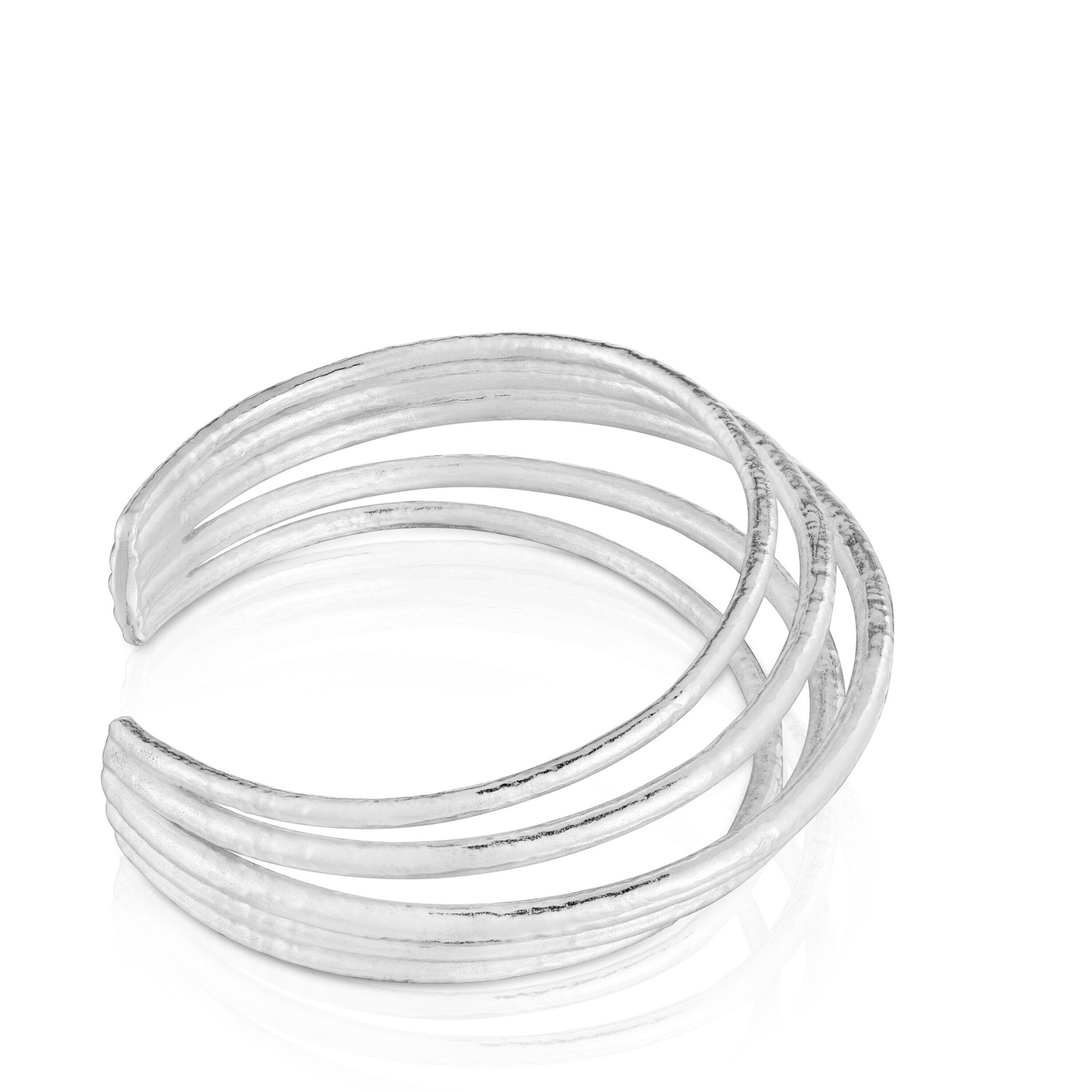 Pulsera esclava de plata Duna-1