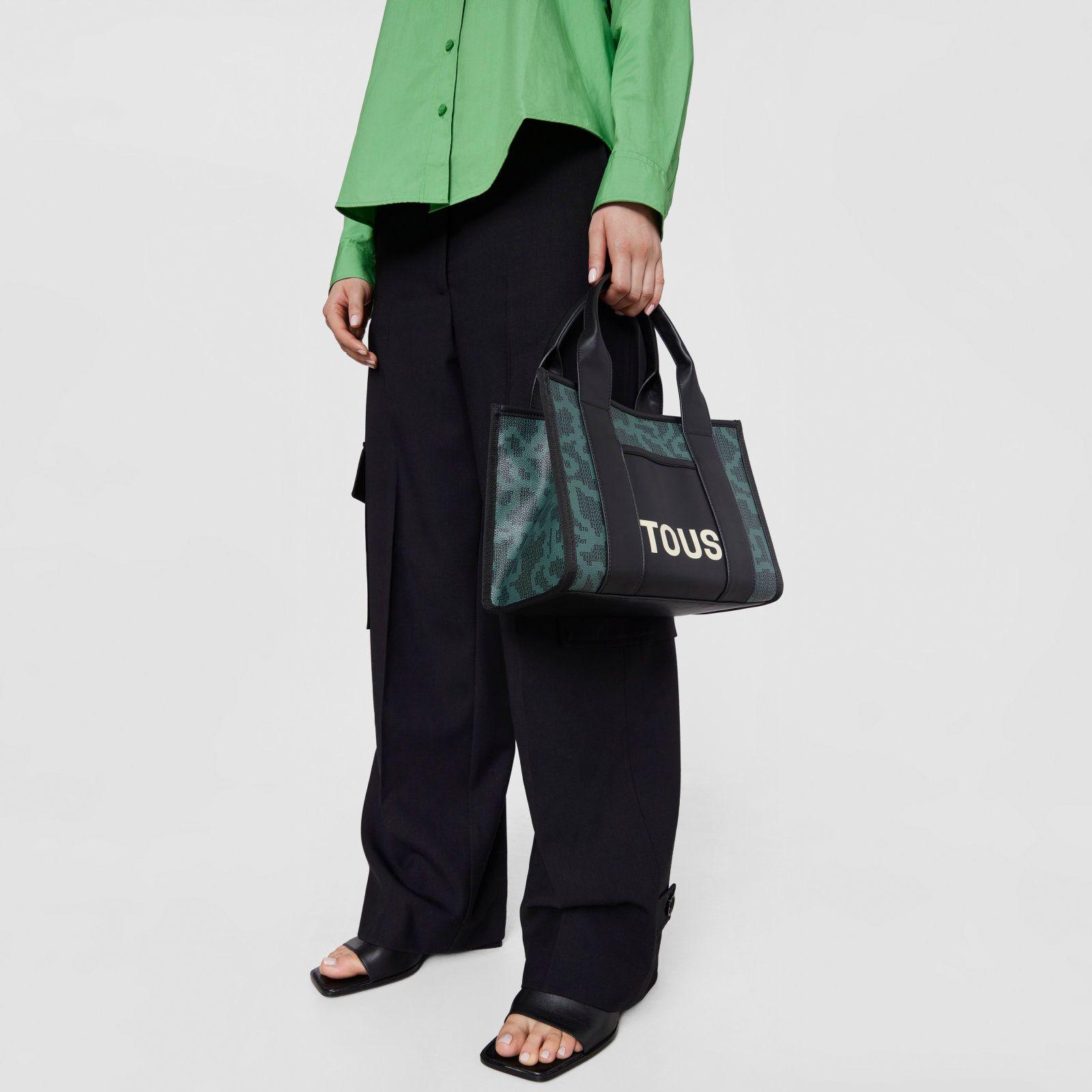 Shopping mediano Amaya verde Kaos Pix-5