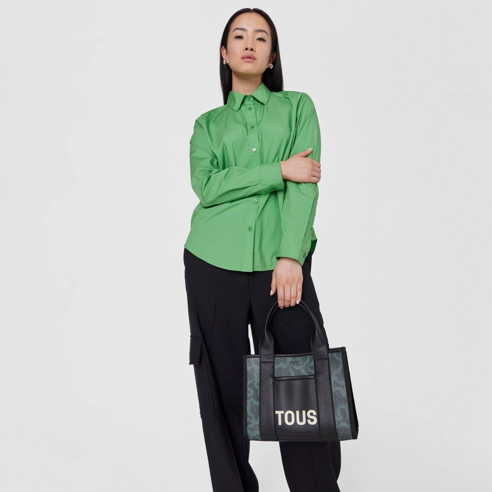 Shopping mediano Amaya verde Kaos Pix-7