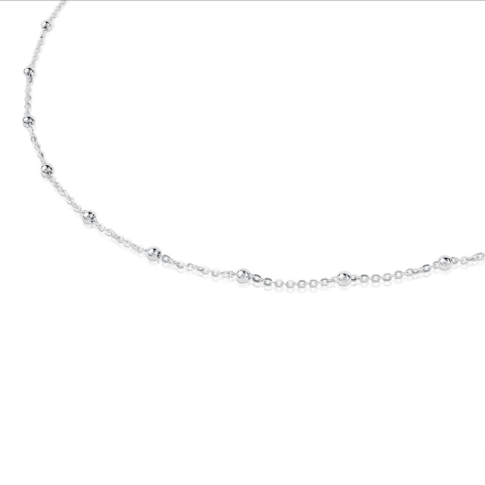 Gargantilla bolitas de plata Chain Tous-1