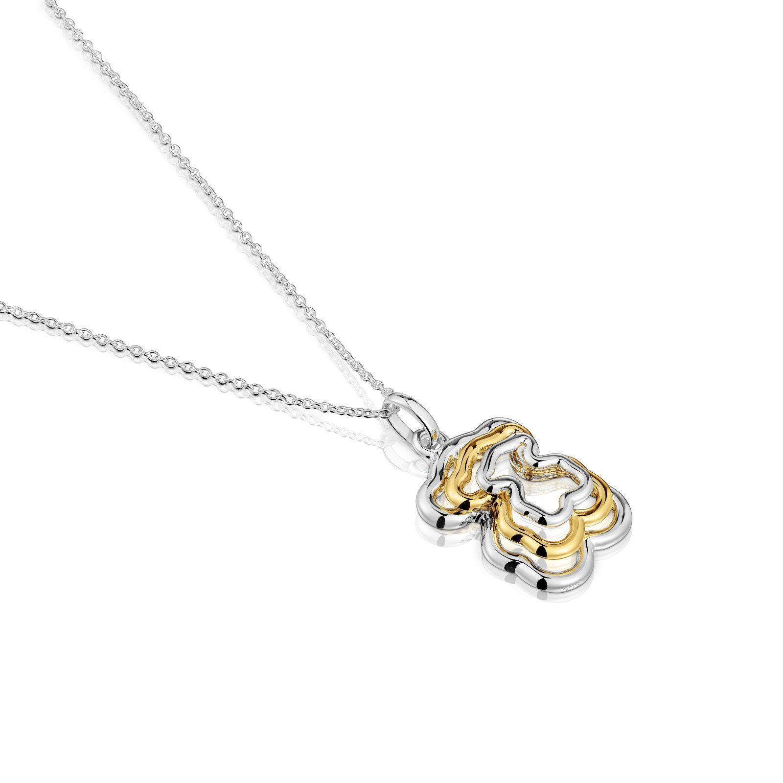 Collar triple oso bicolor Bickie-2