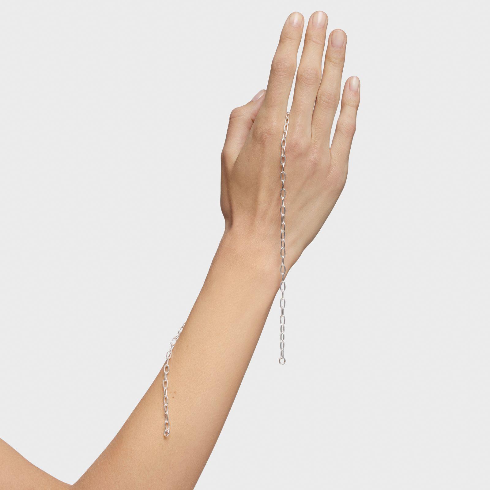Collar corto de plata Hold Oval-7