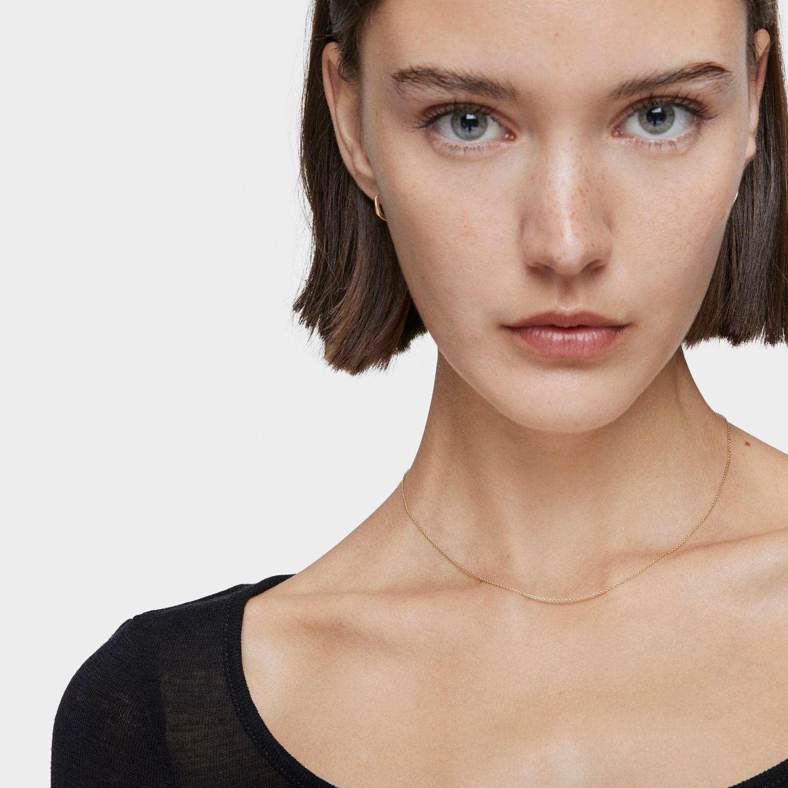 Collar corto de oro 40 cm Basic-3