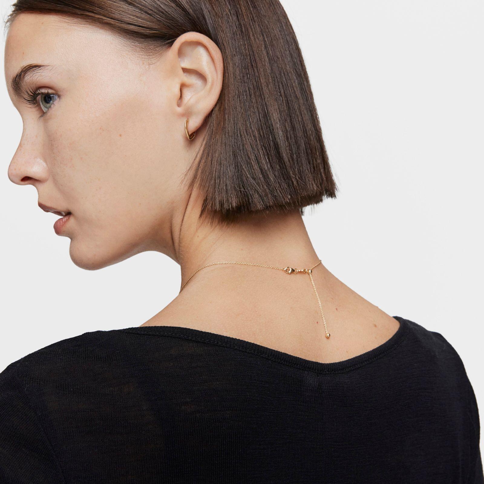 Collar corto de oro 40 cm Basic-4