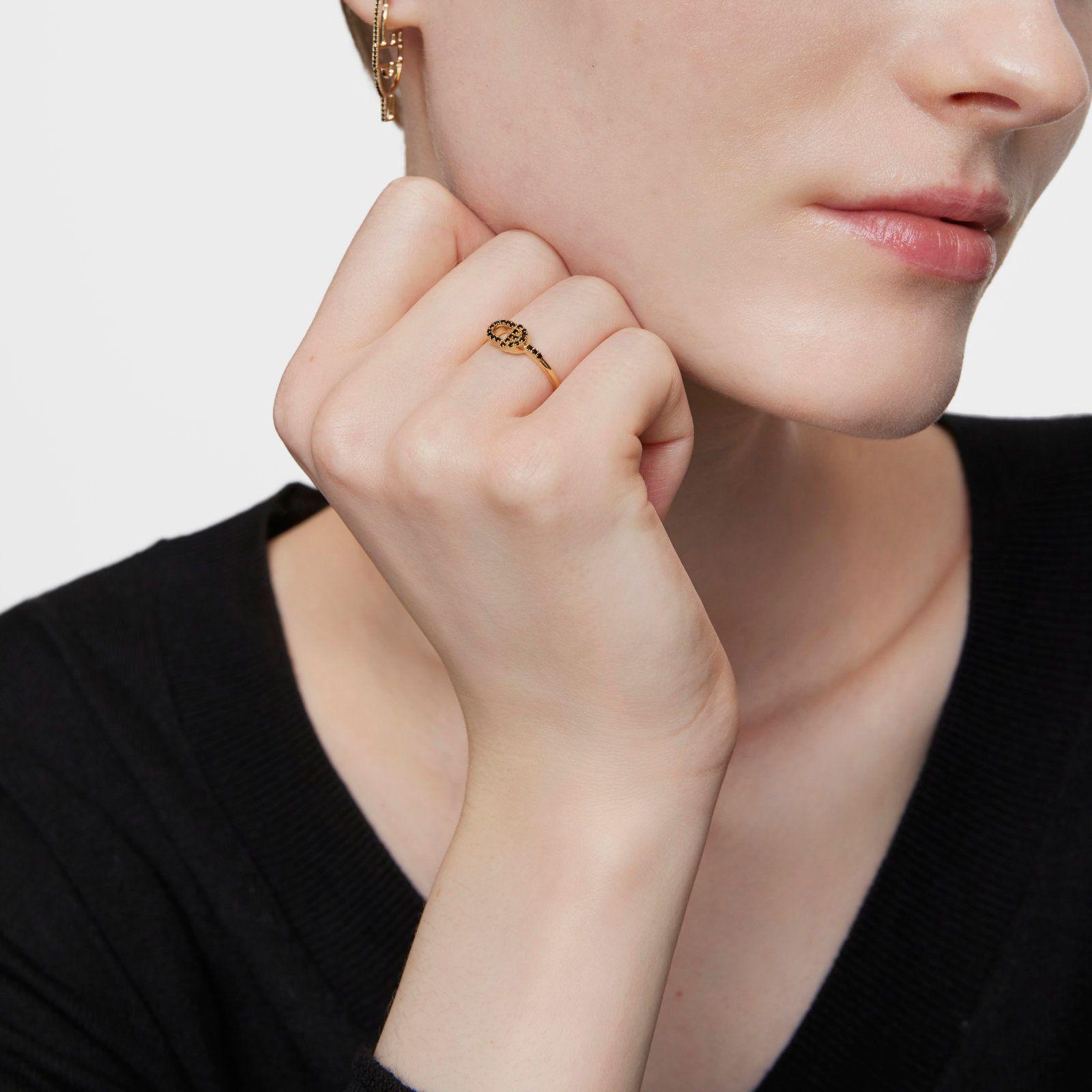 Anillo pequeño de oro y espinelas TOUS MANIFESTO-3