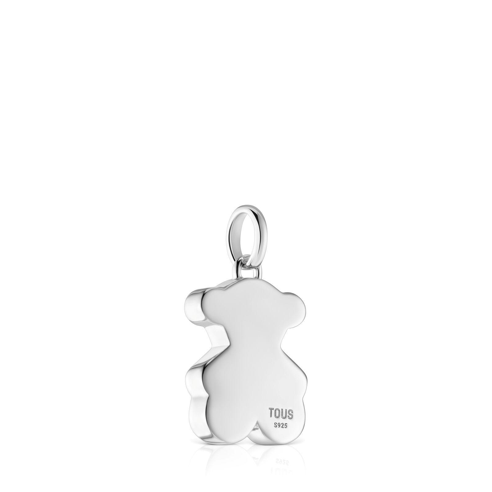 Colgante pequeño oso de plata 16 mm Sweet Dolls-2