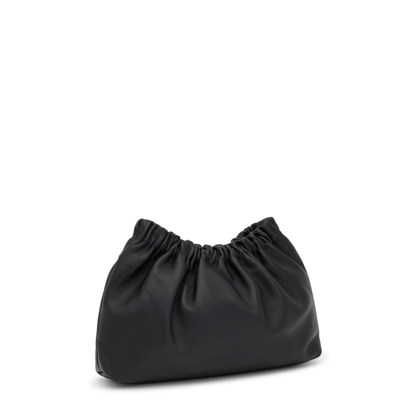 Clutch bandolera de piel negro TOUS Cloud-1