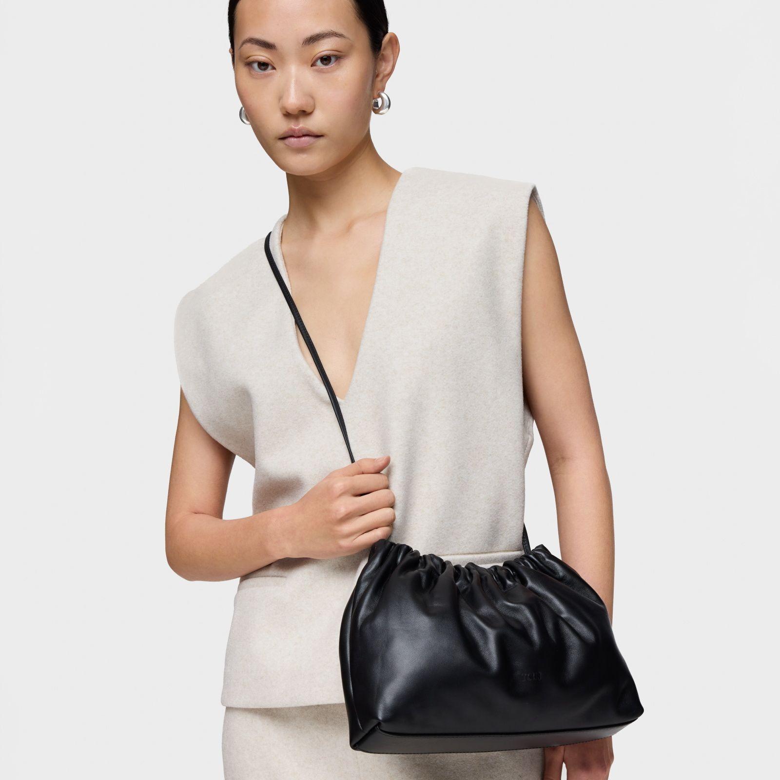 Clutch bandolera de piel negro TOUS Cloud-3