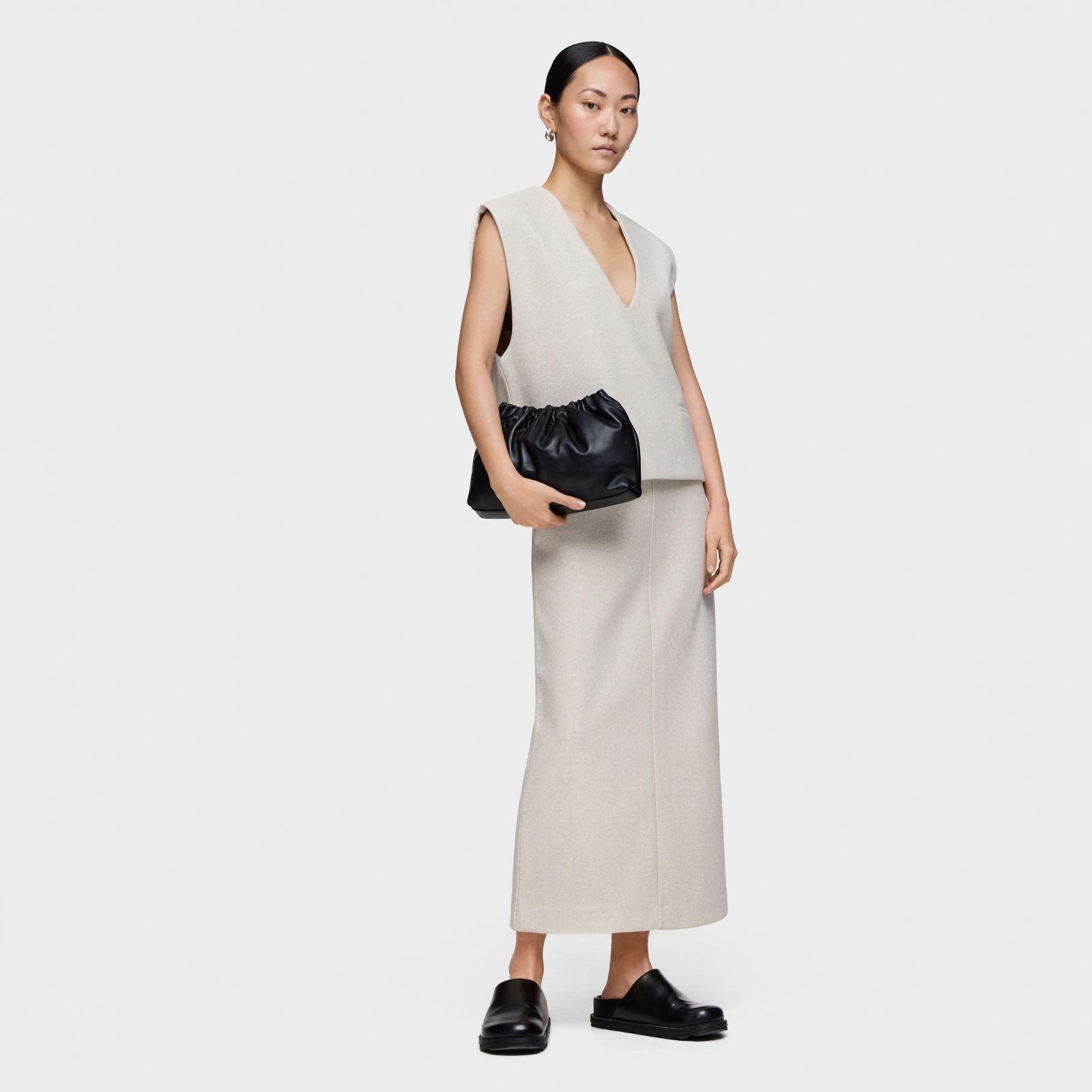 Clutch bandolera de piel negro TOUS Cloud-4