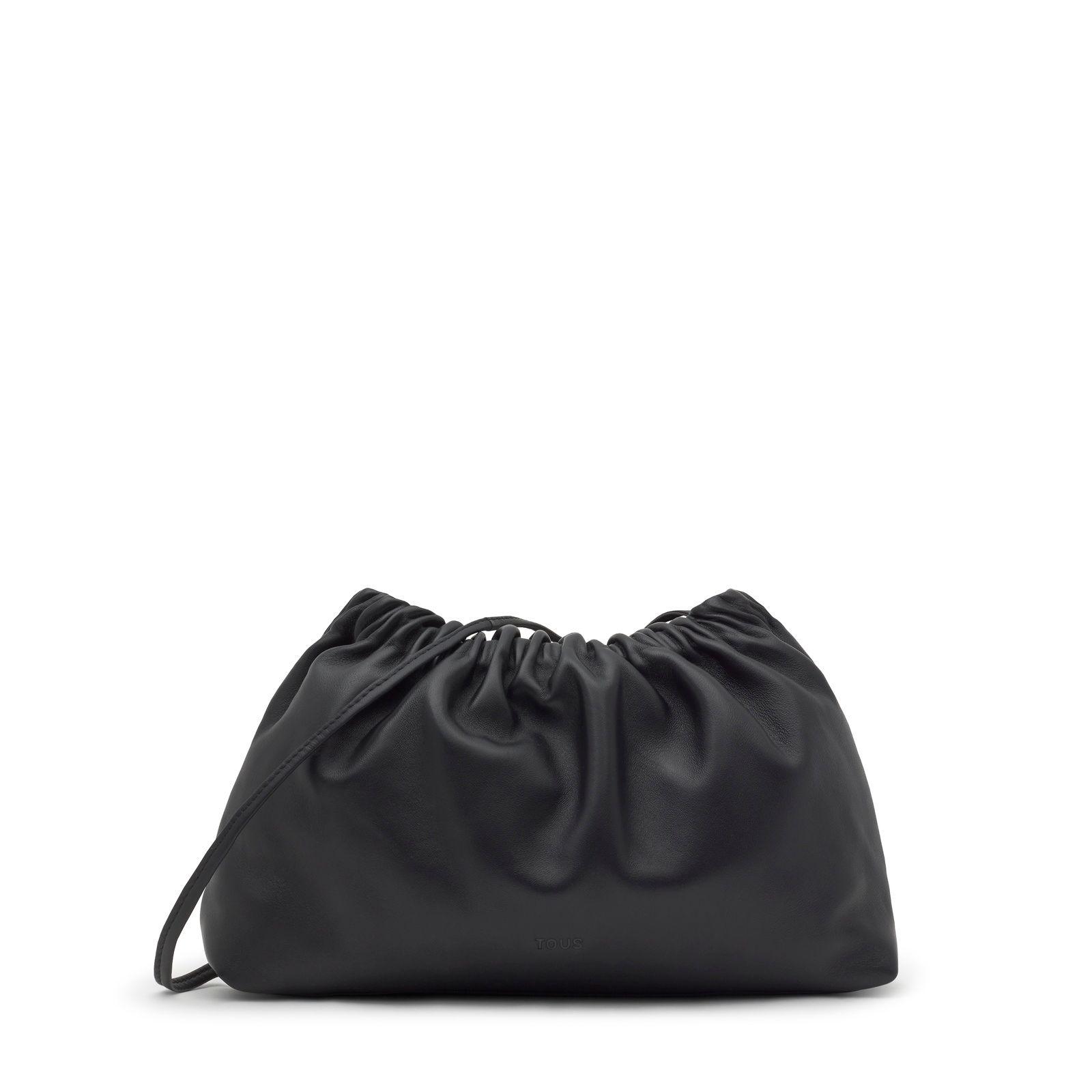 Clutch bandolera de piel negro TOUS Cloud-5