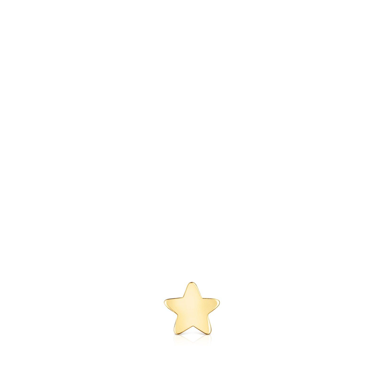 Piercing de oreja de oro con estrella Tous-0