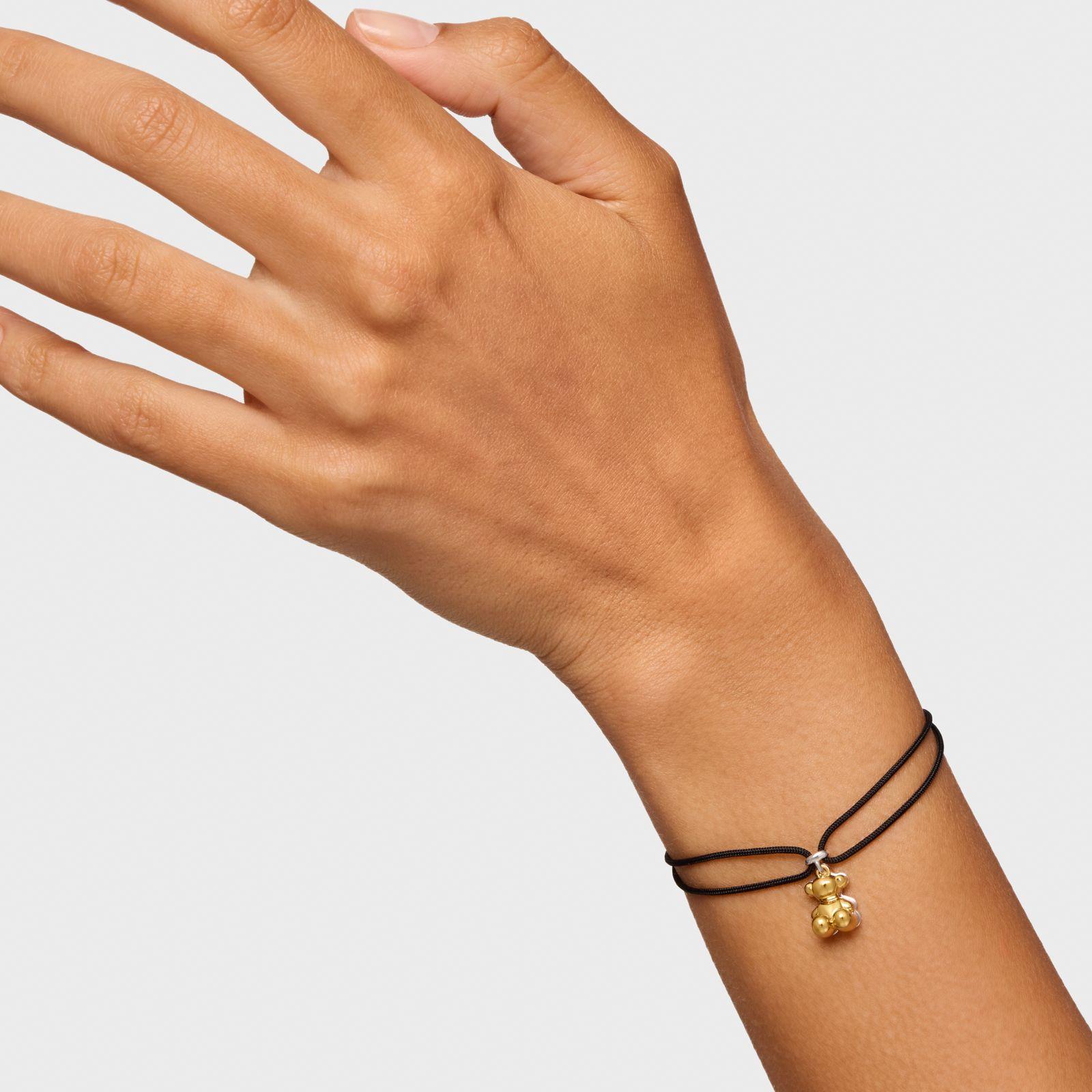 Pulsera bicolor de nylon con doble oso Bold Bear-6