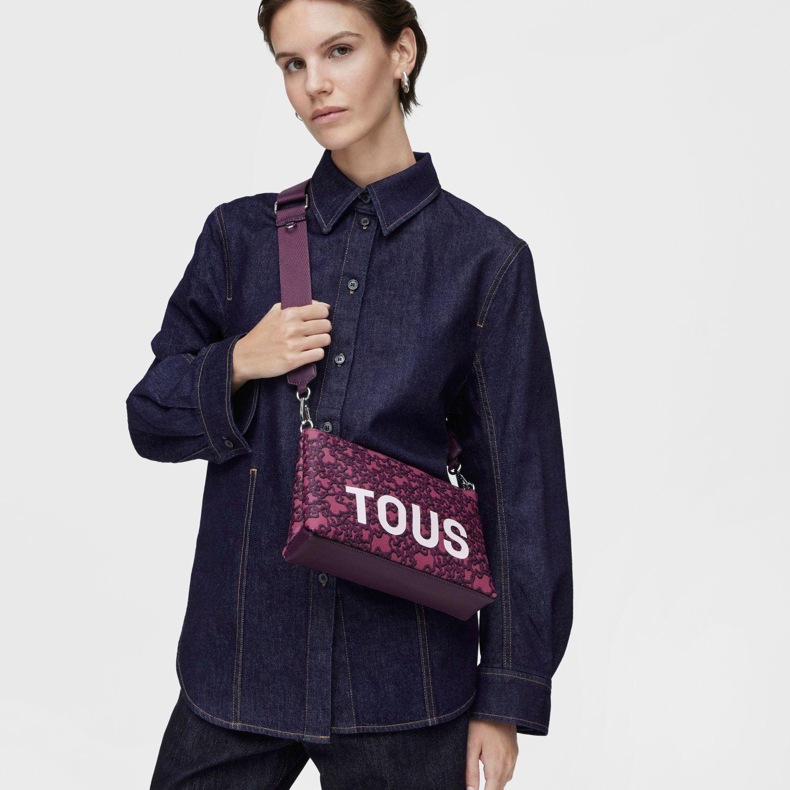 Bandolera Flat burdeos Kaos Mini Evolution-4