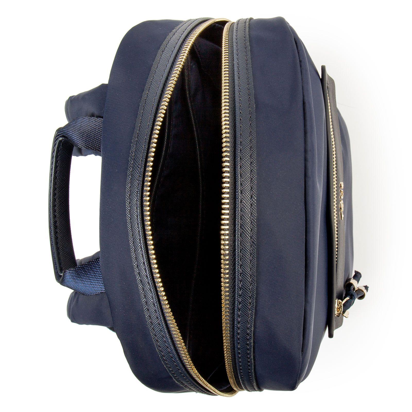 Mochila Tous Brunock Chain de Lona en color marino-3