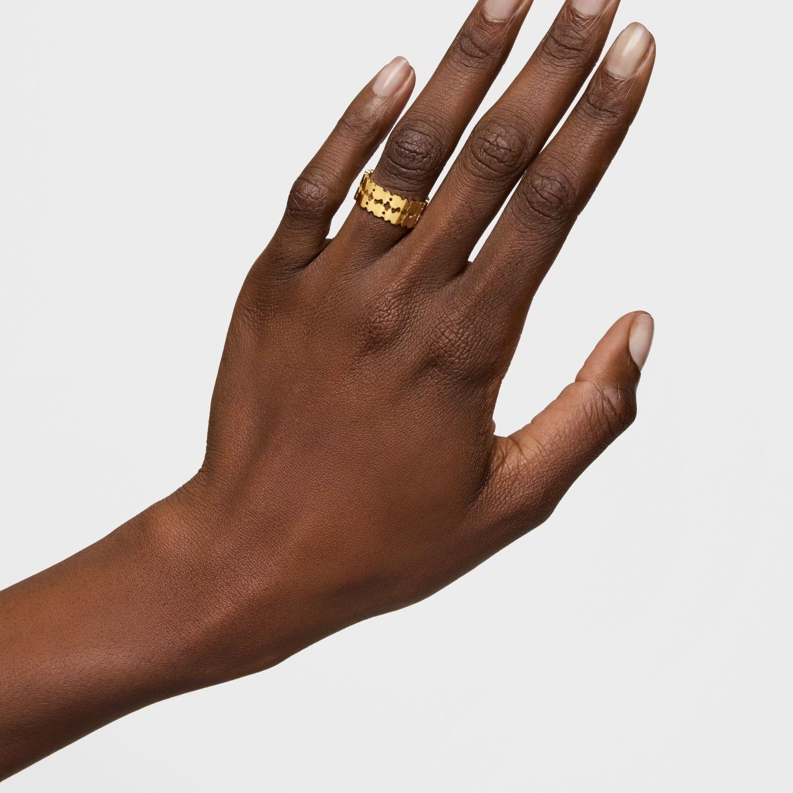 Anillo con baño de oro 18 kt sobre plata TOUS Sweet 40s-5