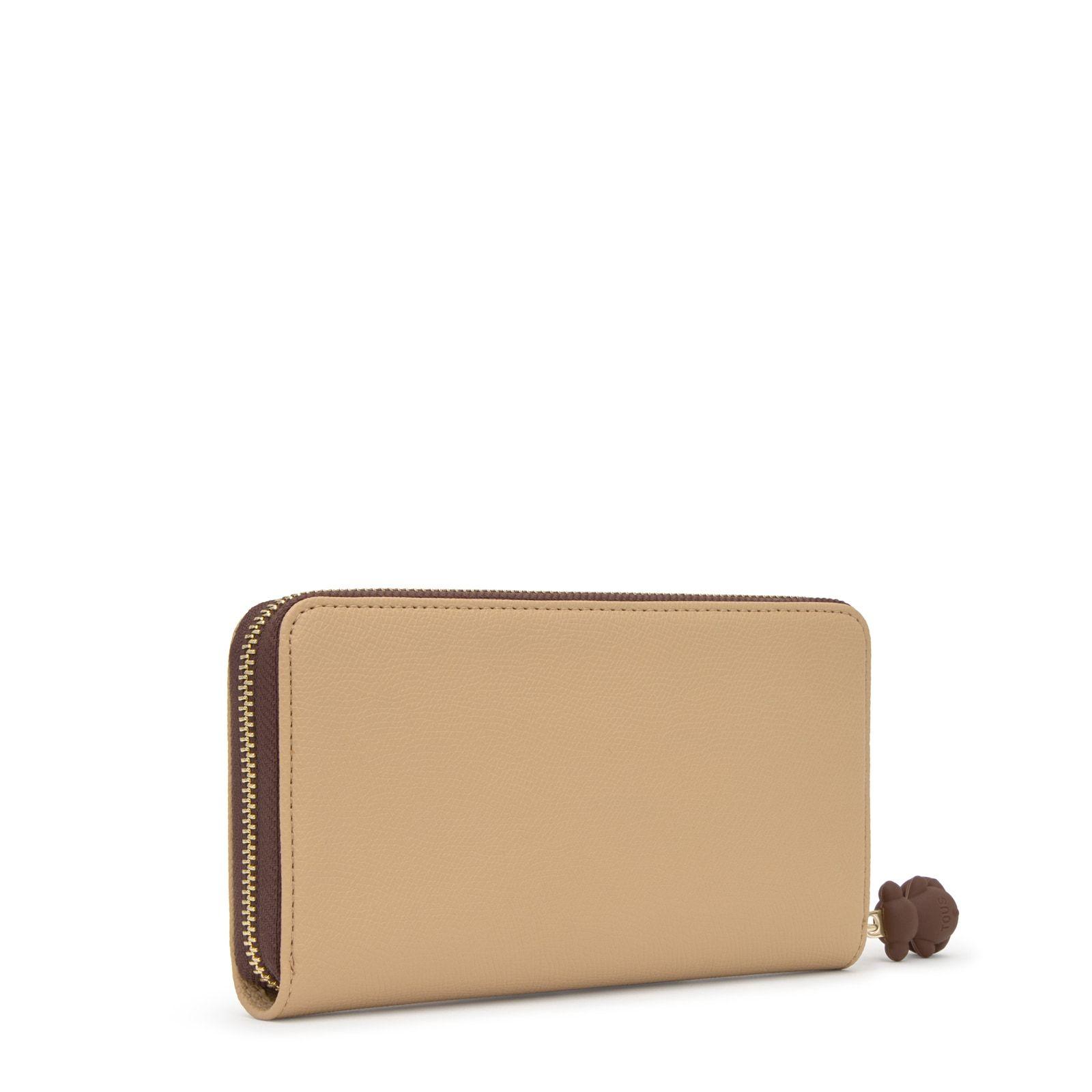 Billetera beige TOUS Back to basics-2